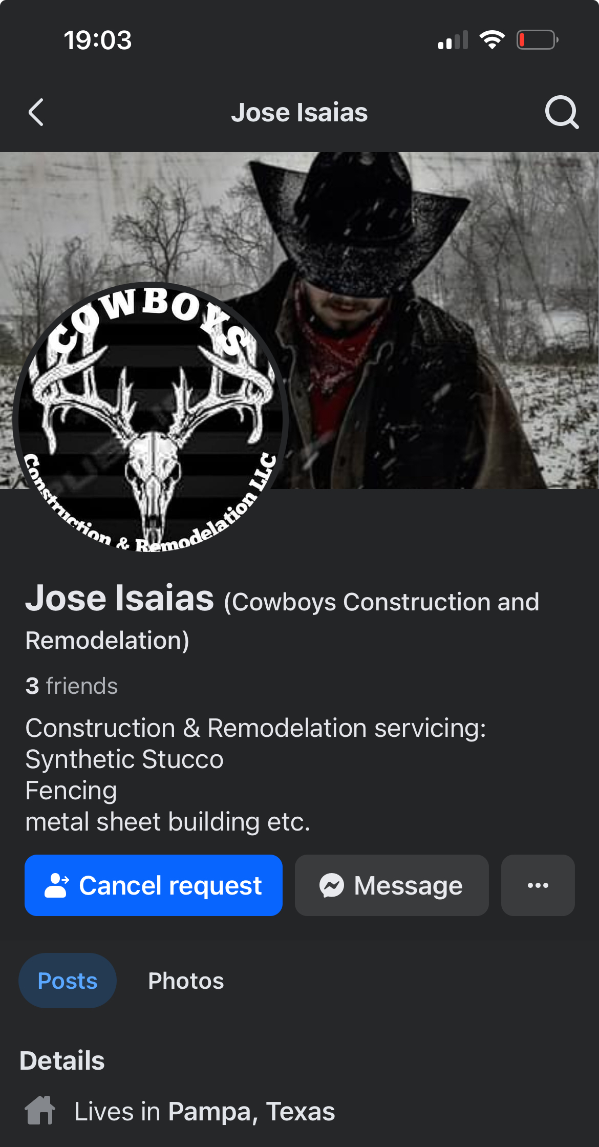 Cowboy way construction logo