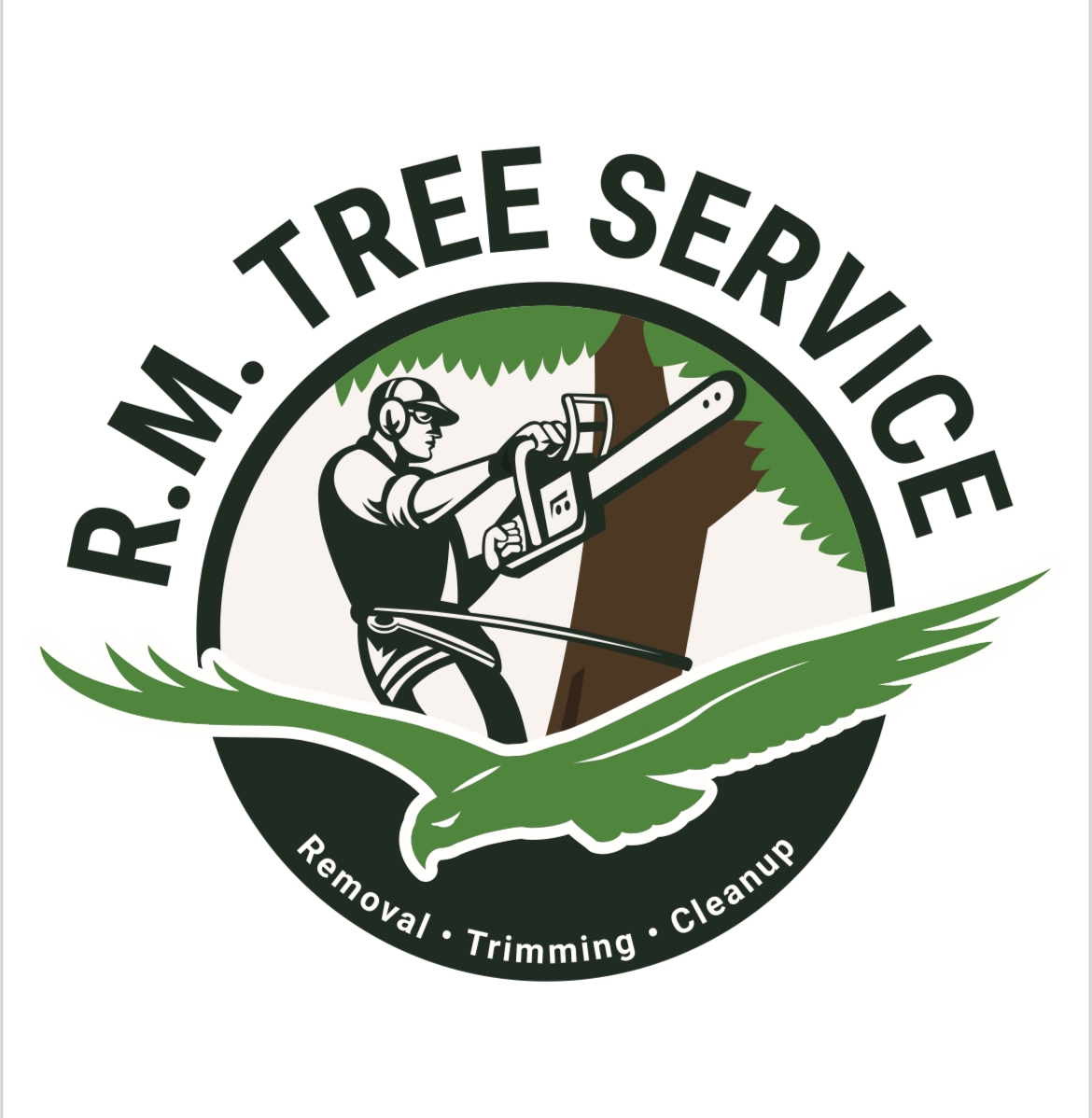 Rm tree service logo