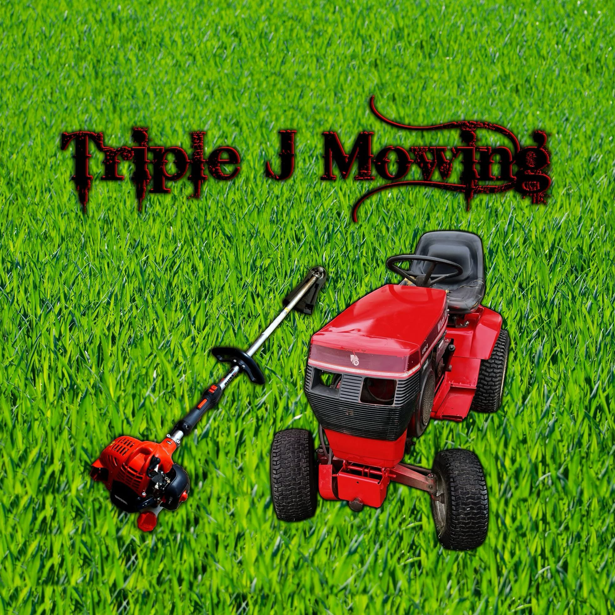 Triple J Mowing logo