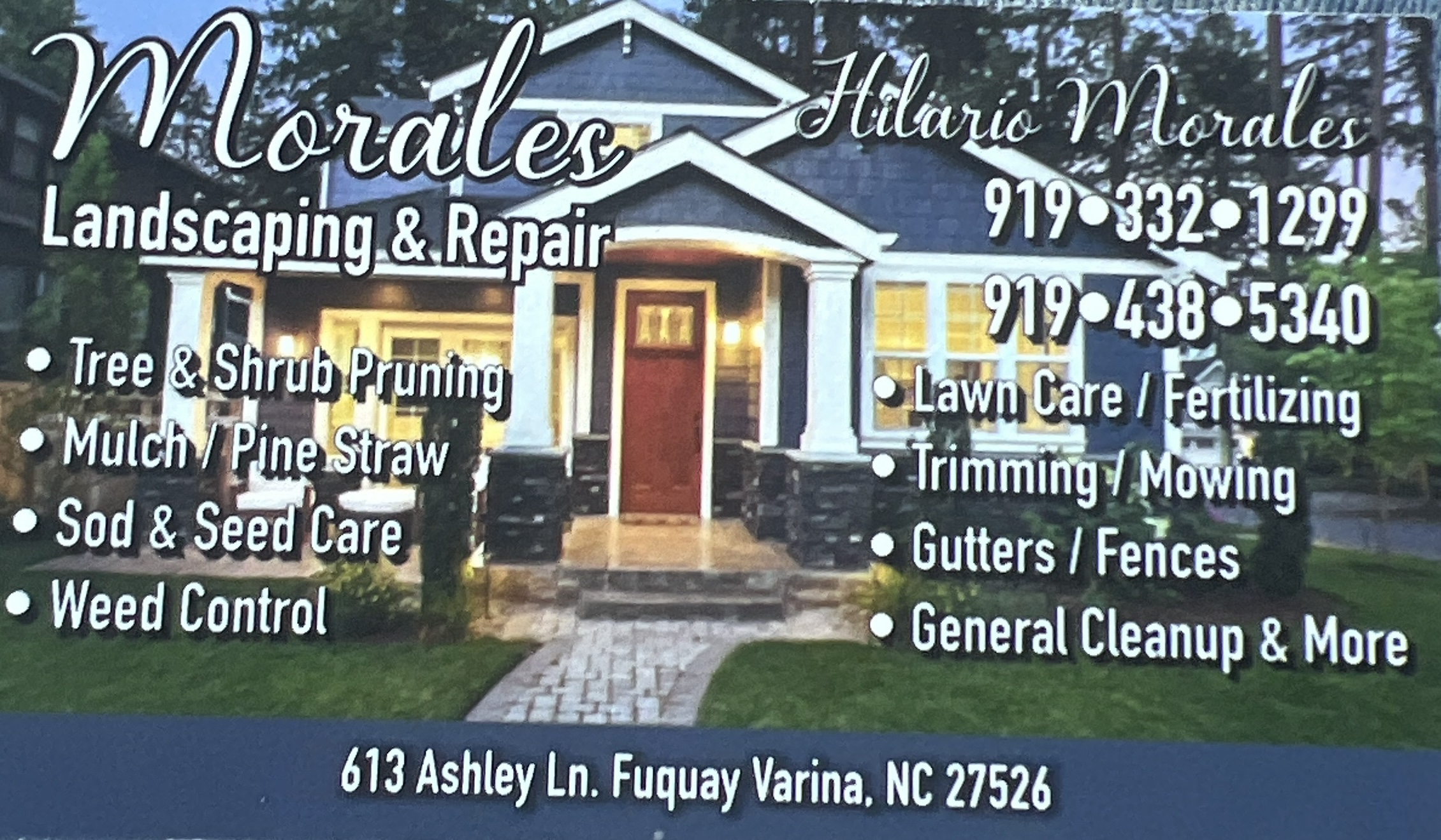 Logo for Morales Landscaping & Repair LLC
