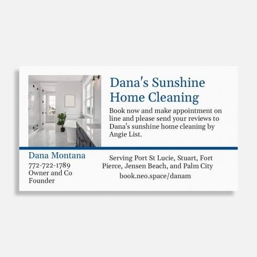 Logo for Dana's Sunshine Home Cleaning
