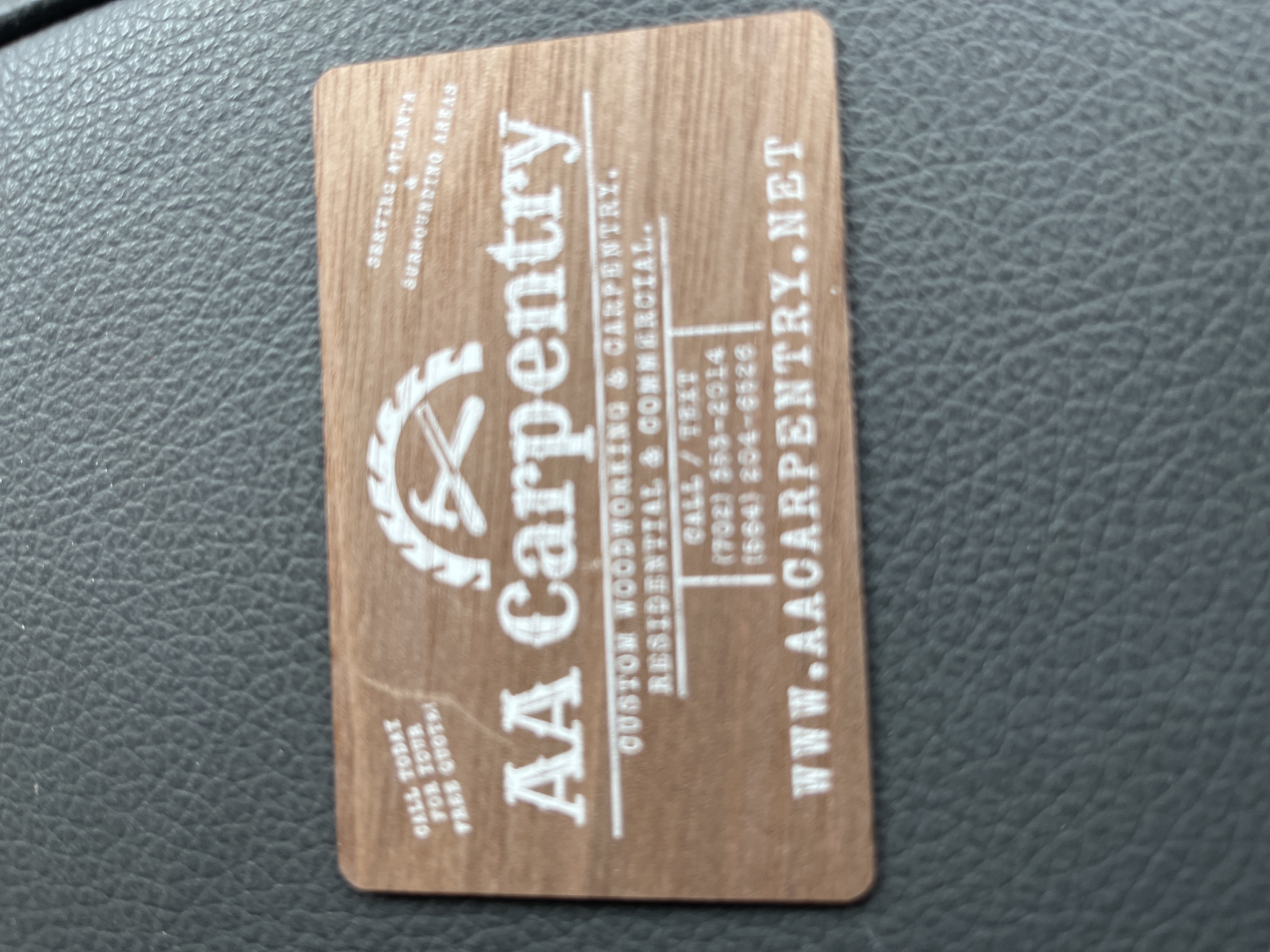 AA Carpentry logo