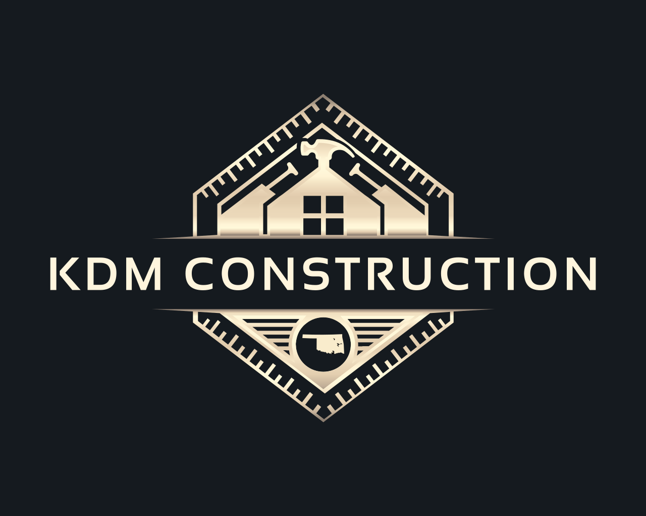 KDM CONSTRUCTIN logo