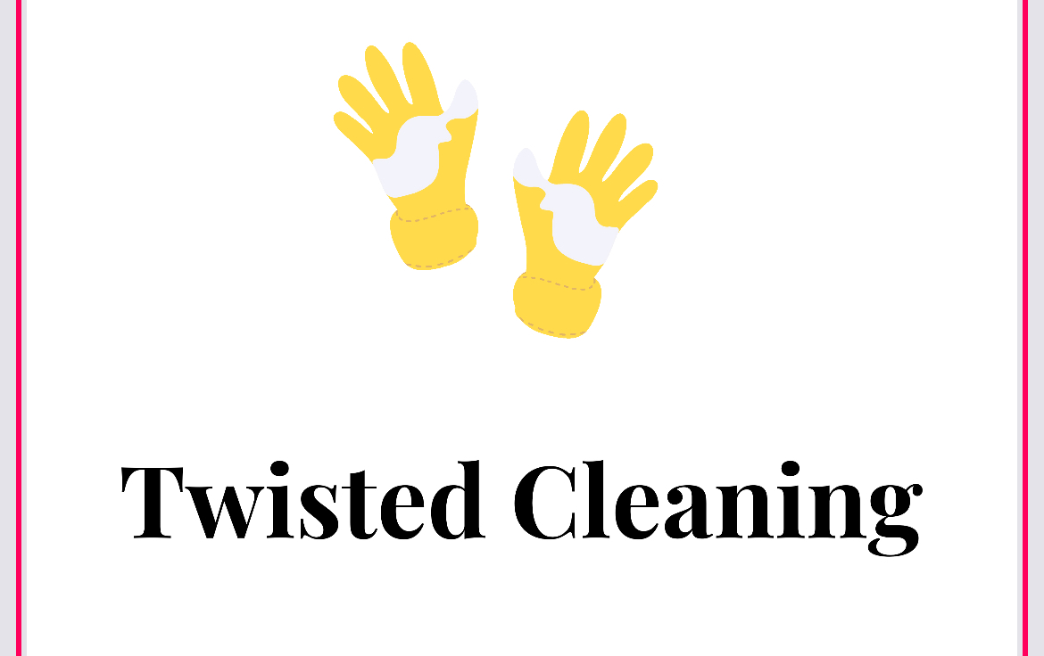 Twisted cleaning logo