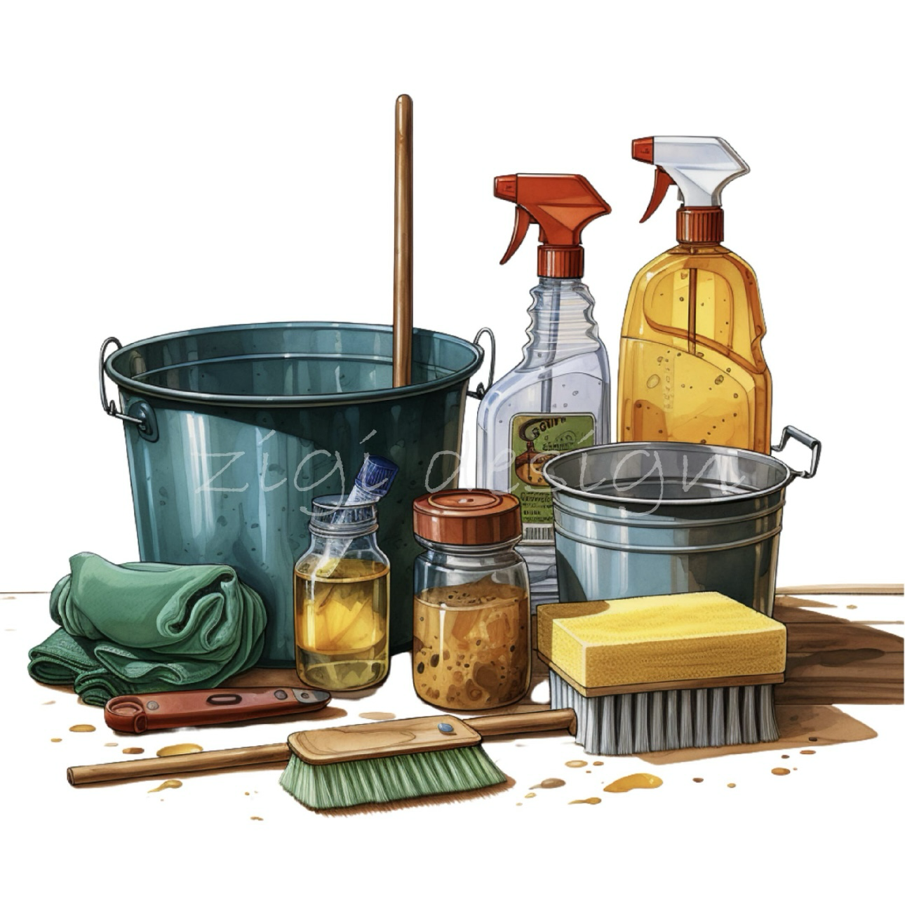 Michelle cleaning logo
