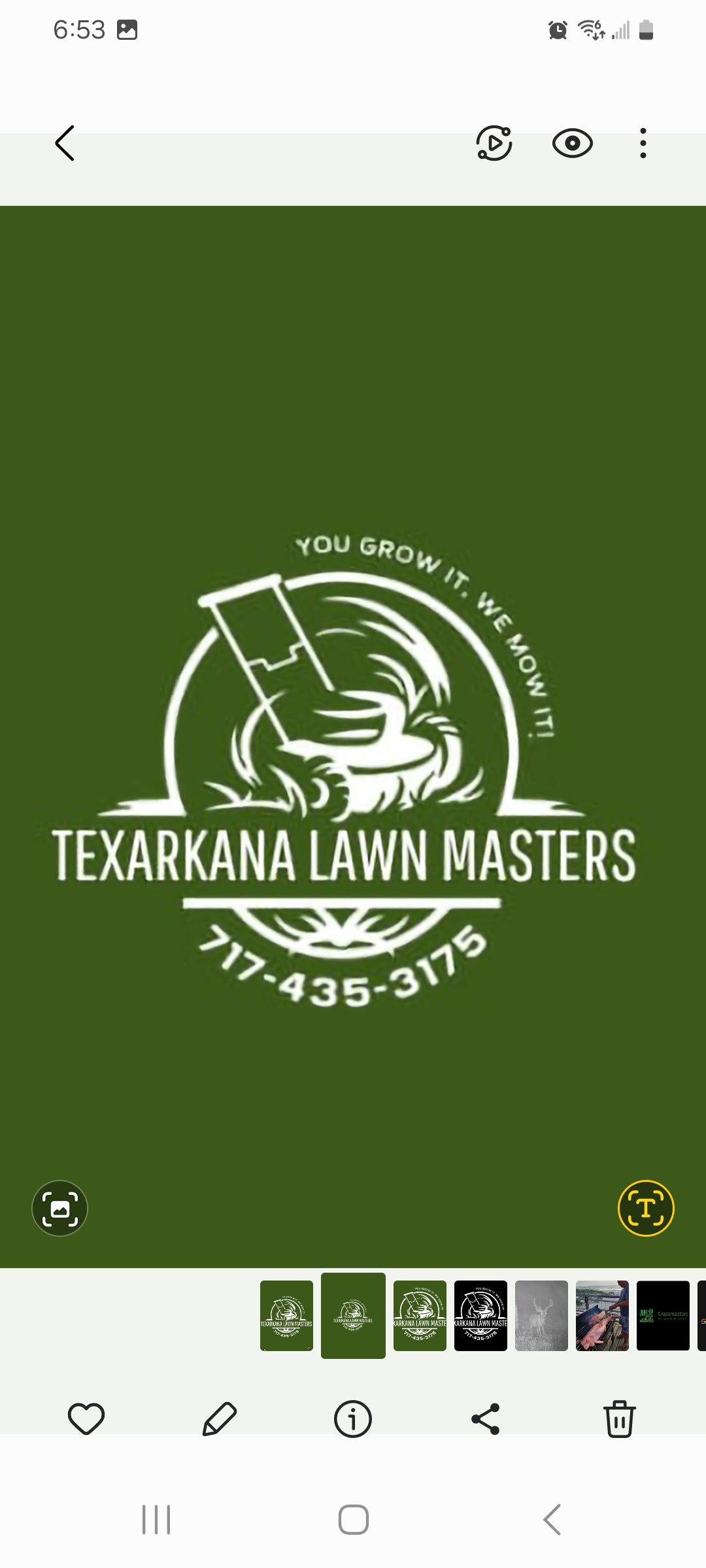 Texarkana Lawn Masters logo