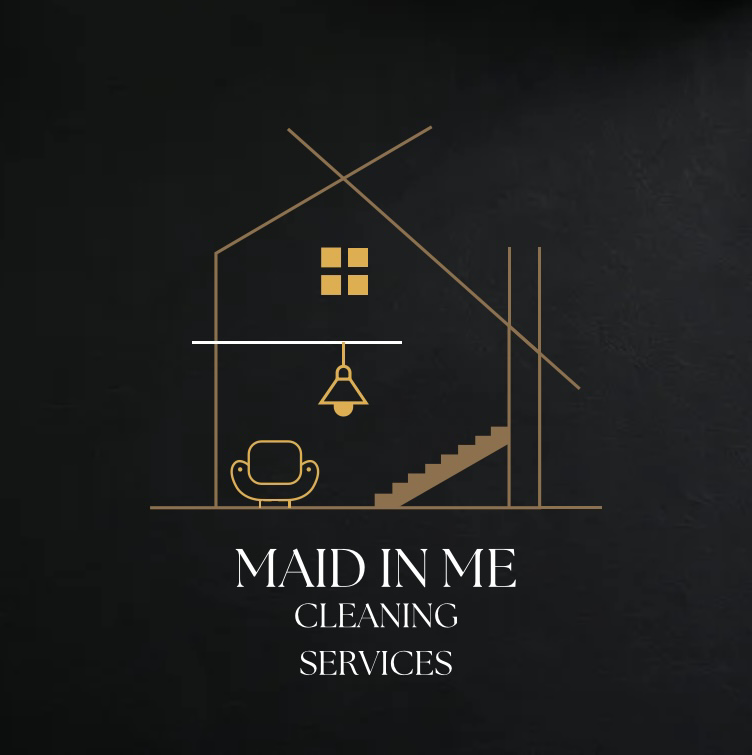 Logo for MaidInMe cleaning services LLC