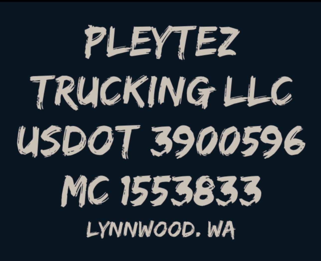 Pleytez Trucking LLC logo