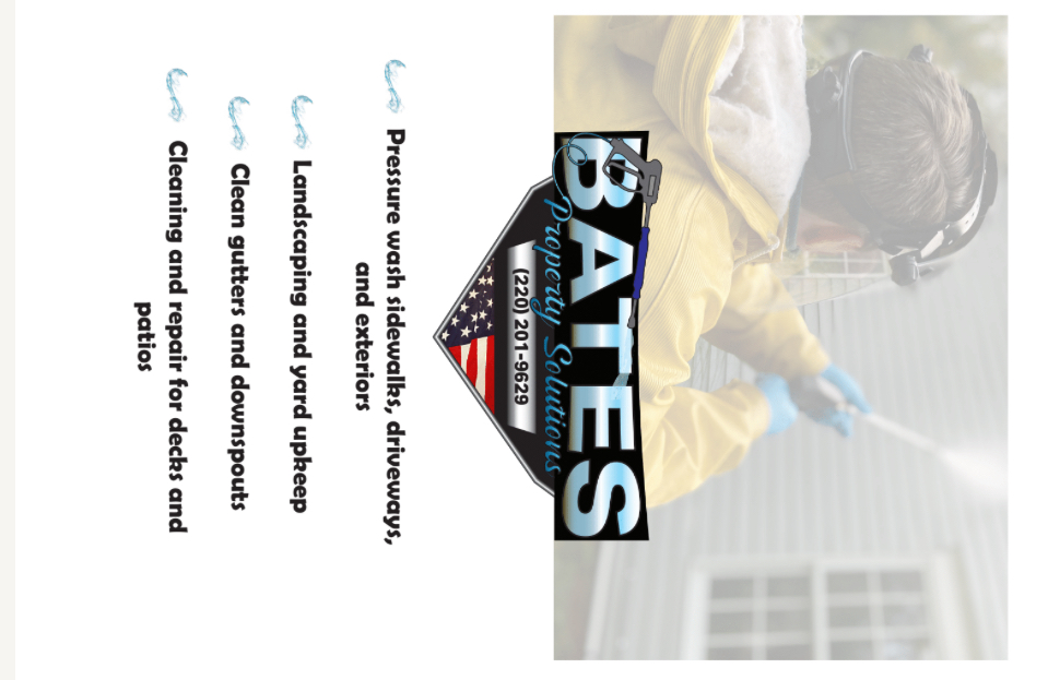 BATES Pressure Washing logo