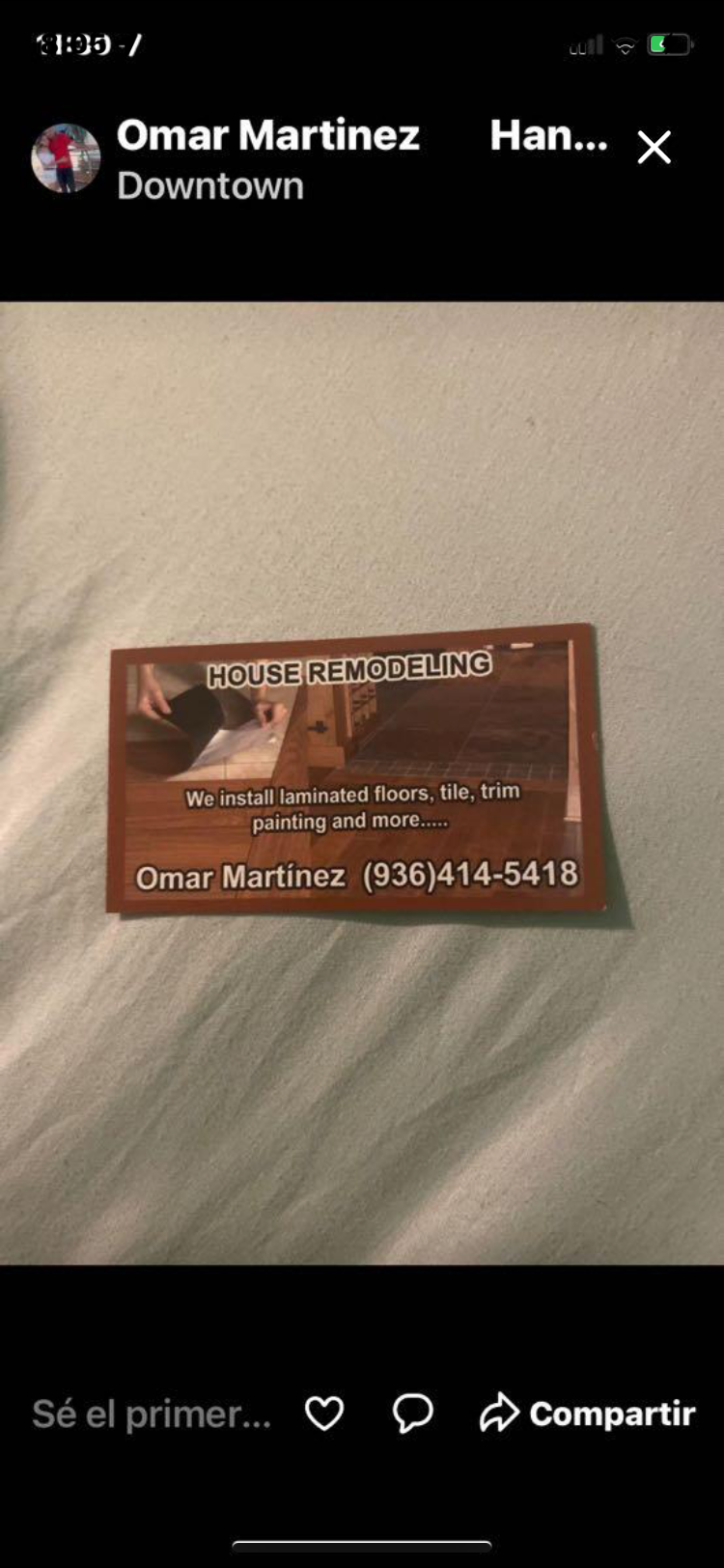 Avatar for Omar Martinez remodeling