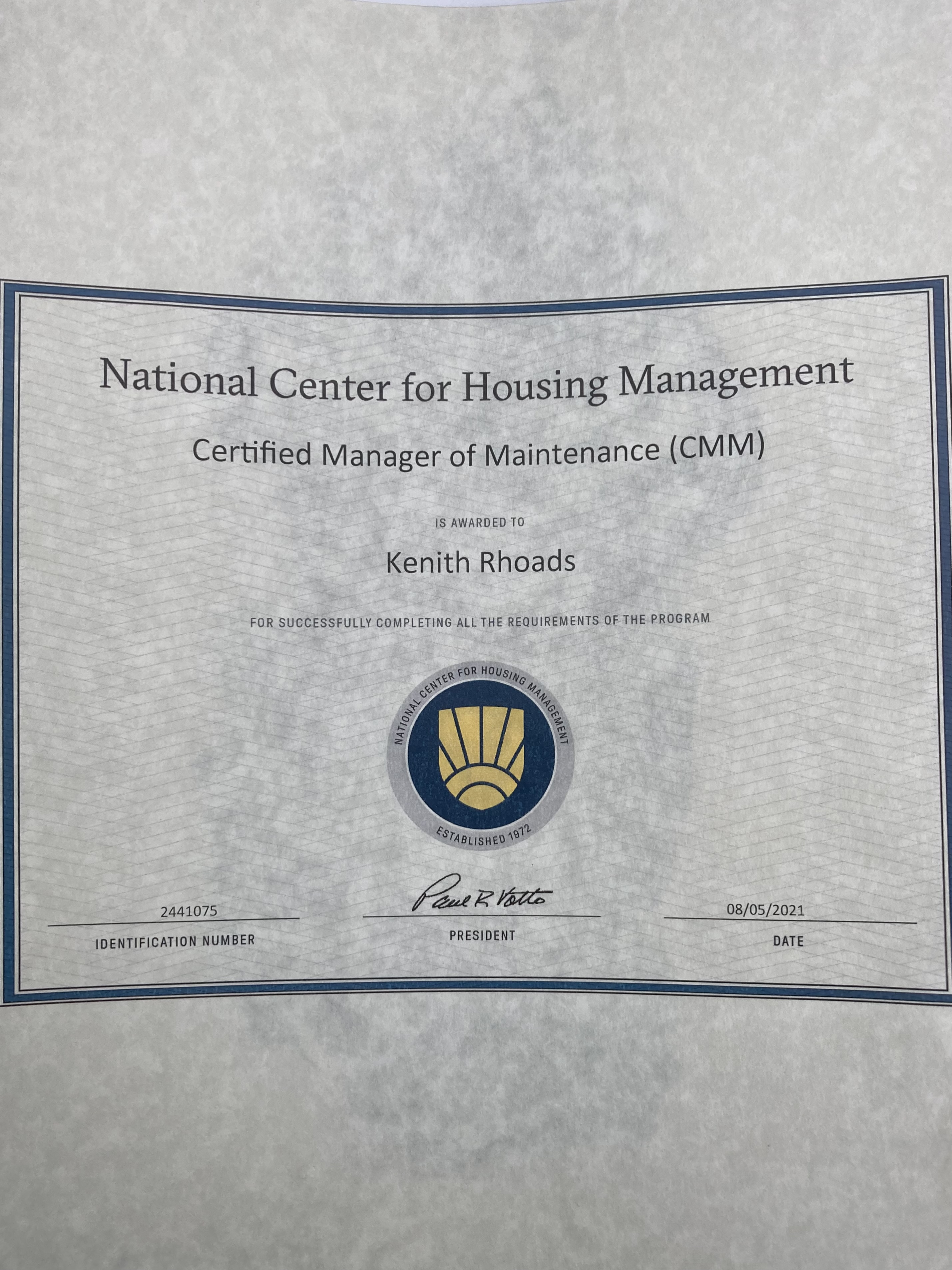 RHOADS FAMILY MAINTENANCE (RFM) logo
