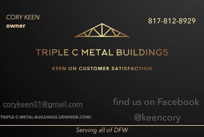 Triple C Metal Buildings and Fabrication logo