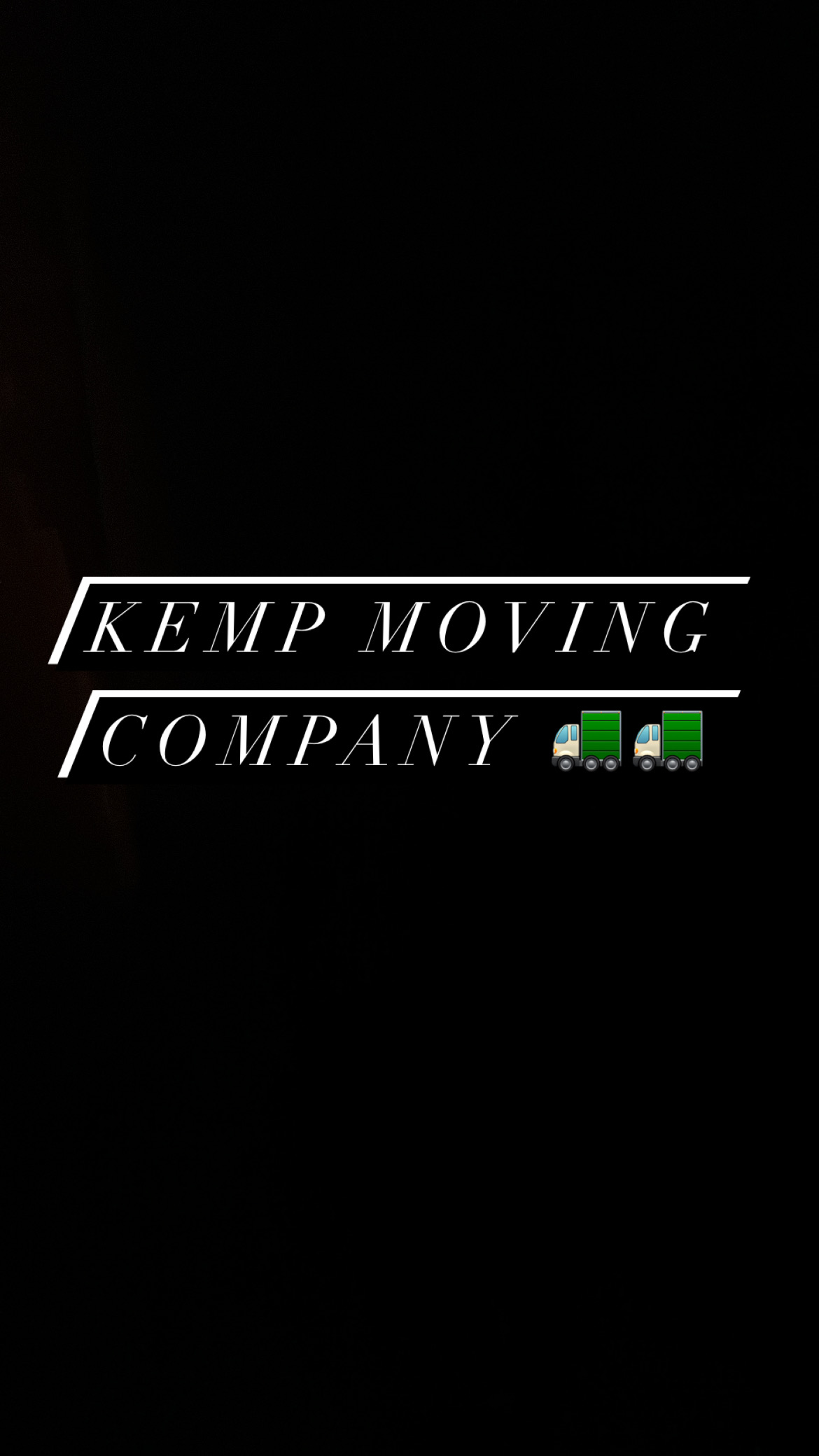 Kemp moving service logo