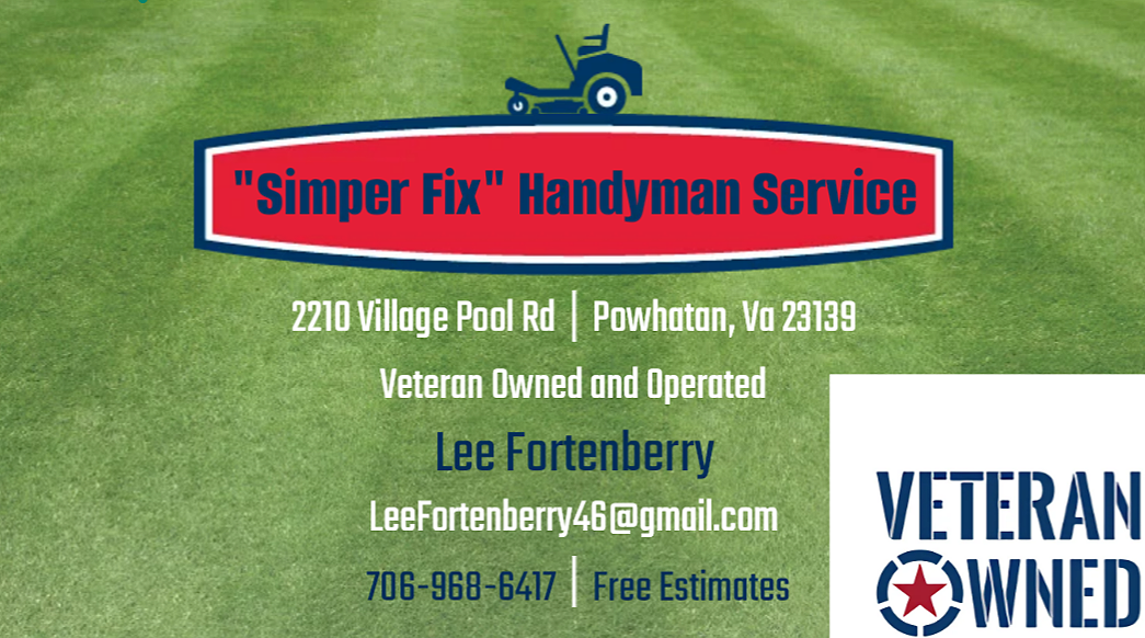 "Simper Fix" Handyman service logo