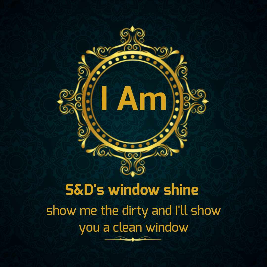 S&D window shine logo