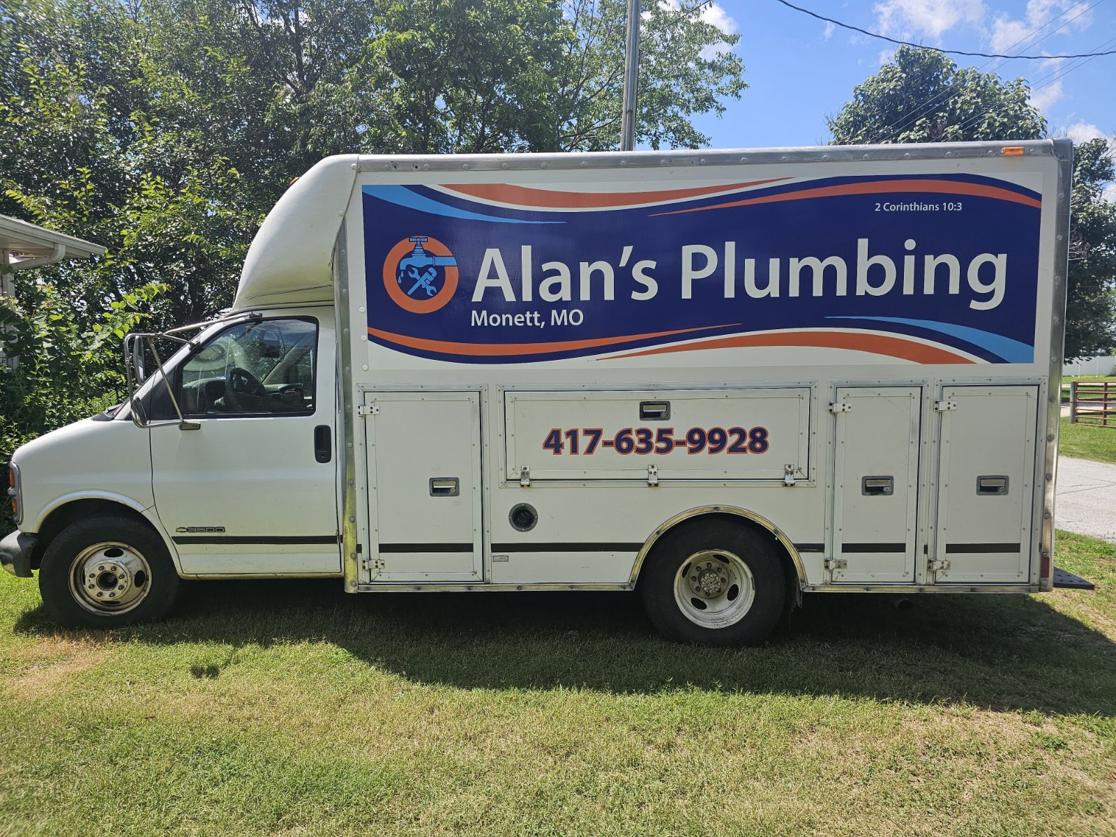 Alan's Plumbing 10:3 logo