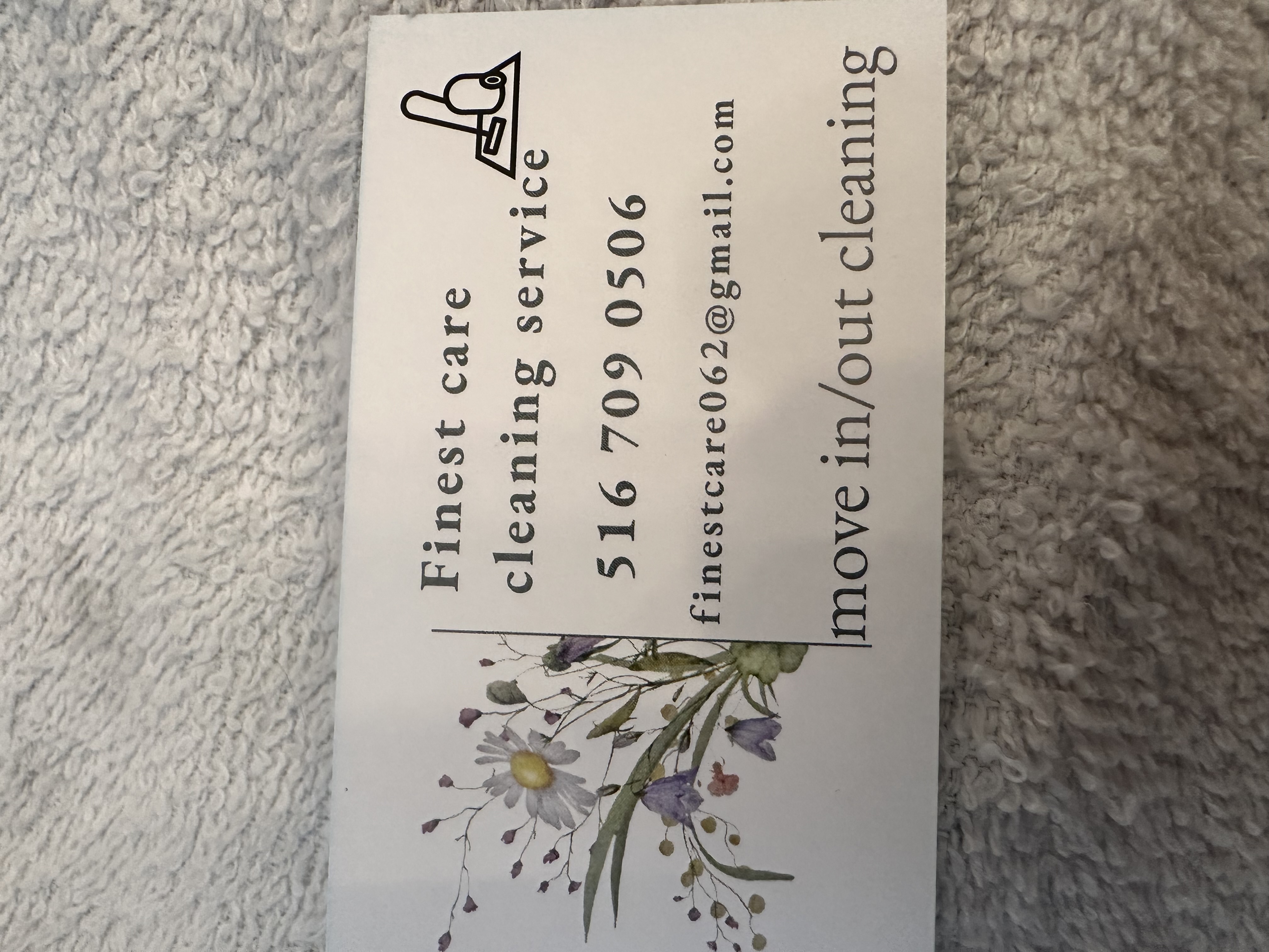 Finest care cleaning service logo