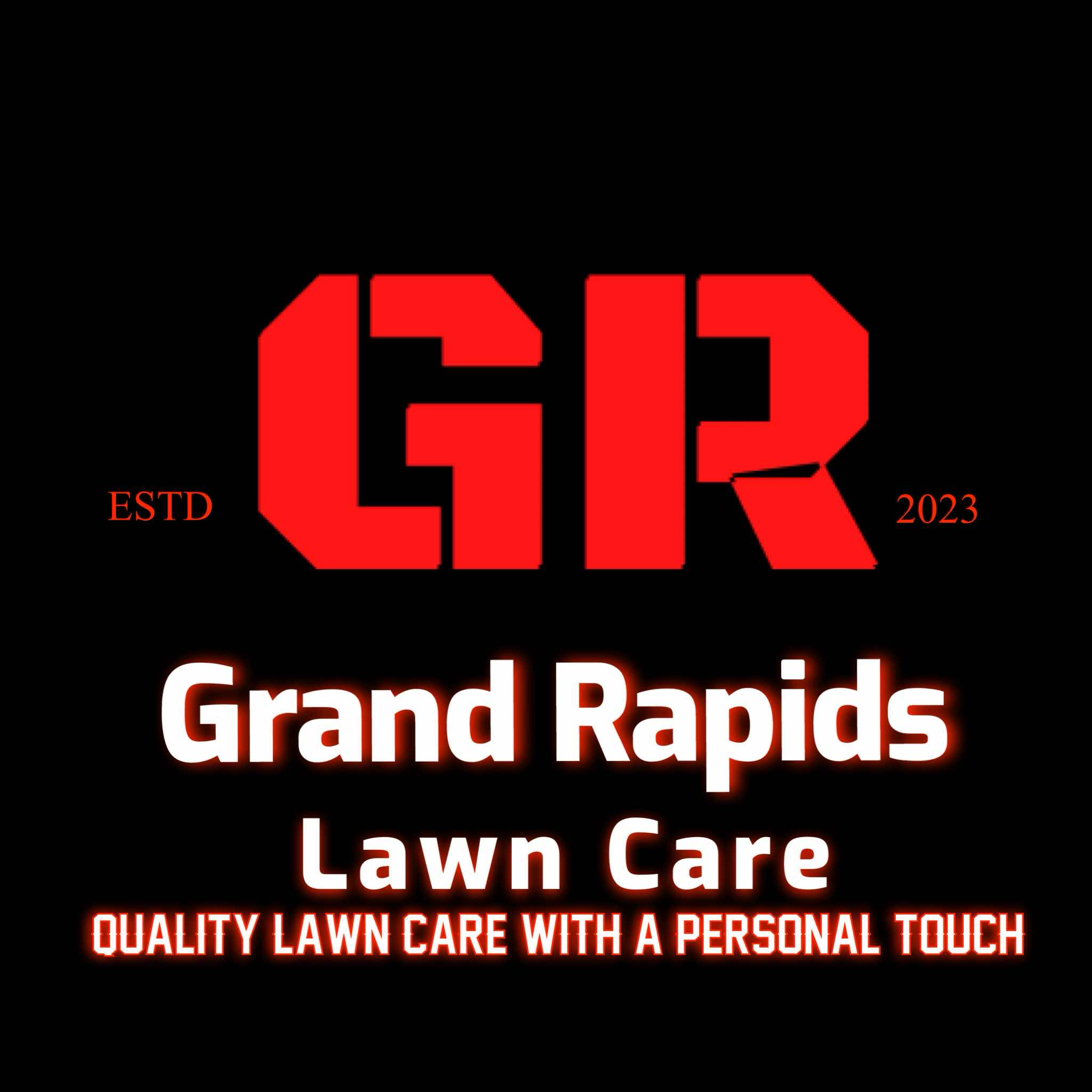 Gr lawn care logo