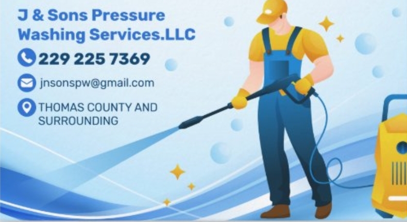 J & Sons Pressure Washing Services logo