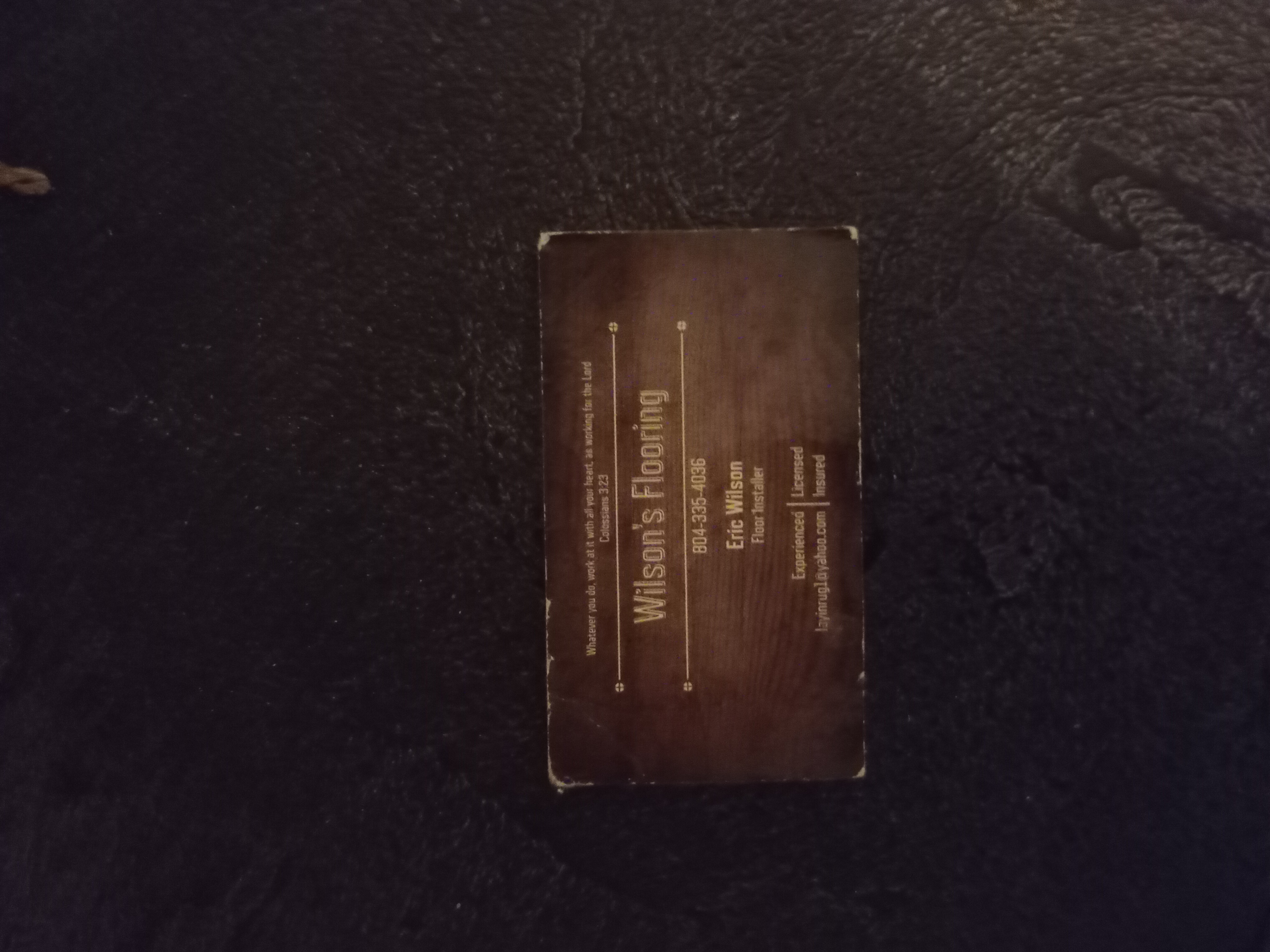 Wilson's flooring logo