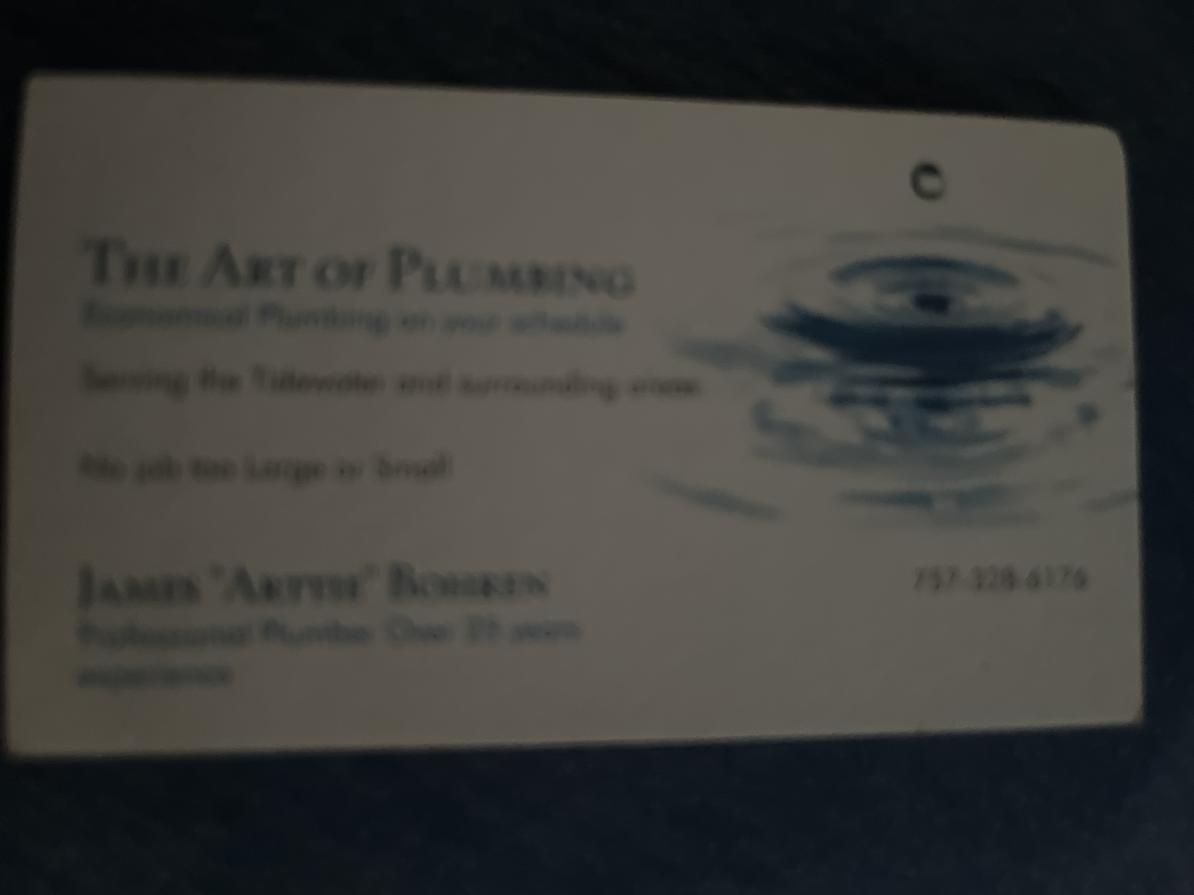 The art of plumbing logo