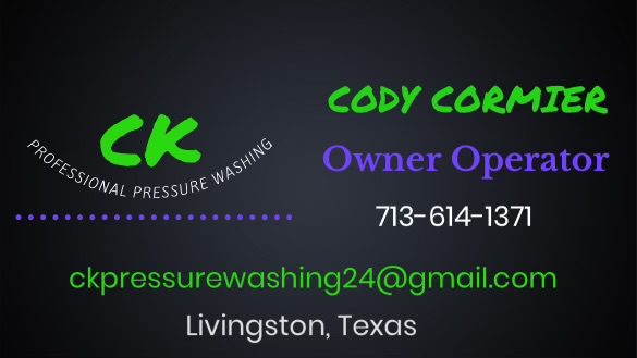 CK Professional Pressure Washing logo