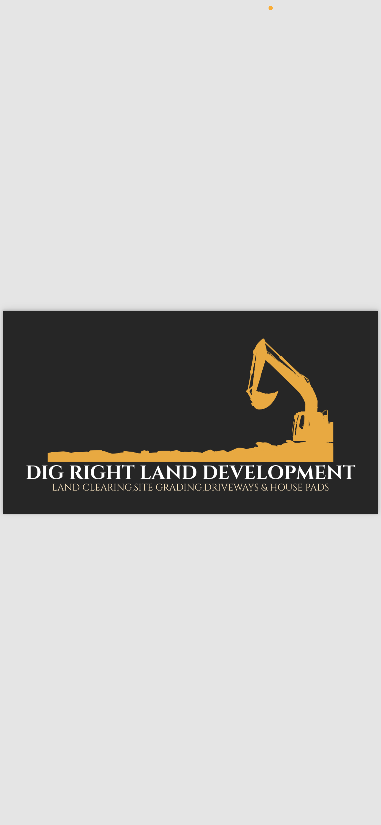 Dig right land development logo