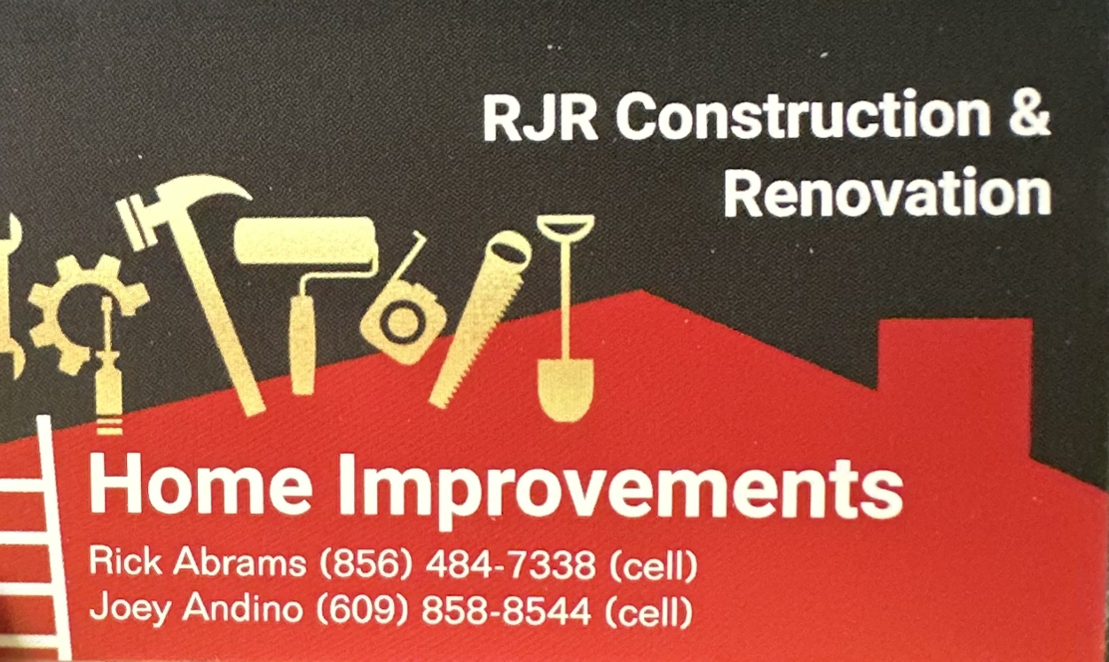 RJR construction logo