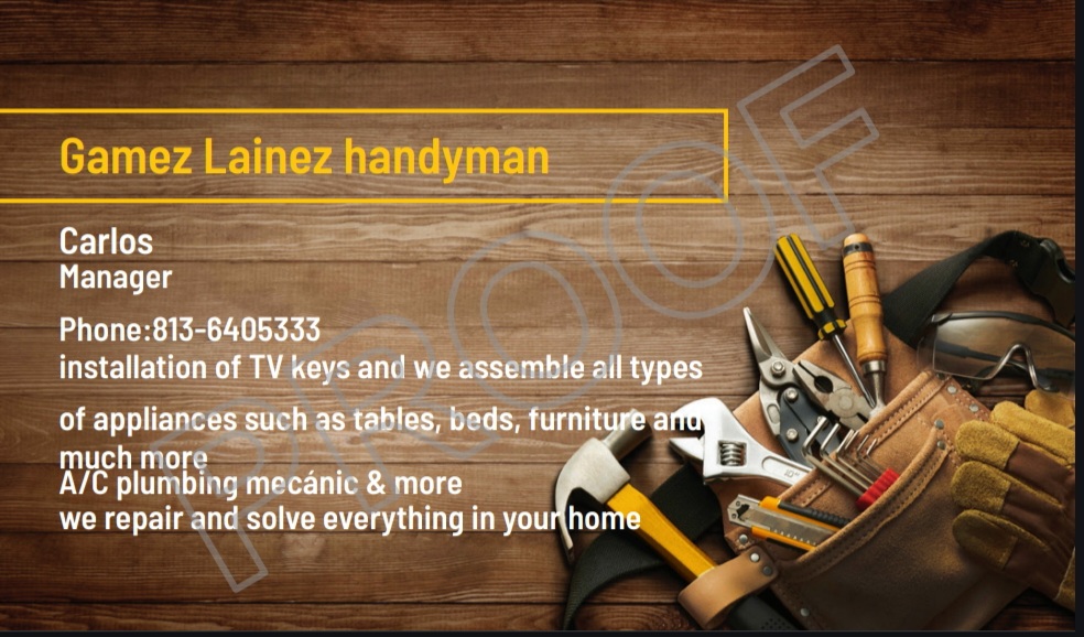 Gamez lainez handyman logo