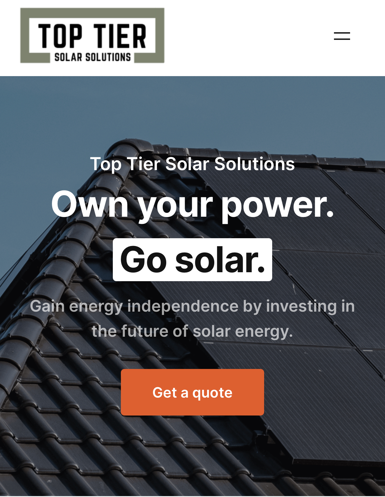 Top-Teir Solar Solutions logo