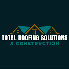 Total roofing and solutions construction logo