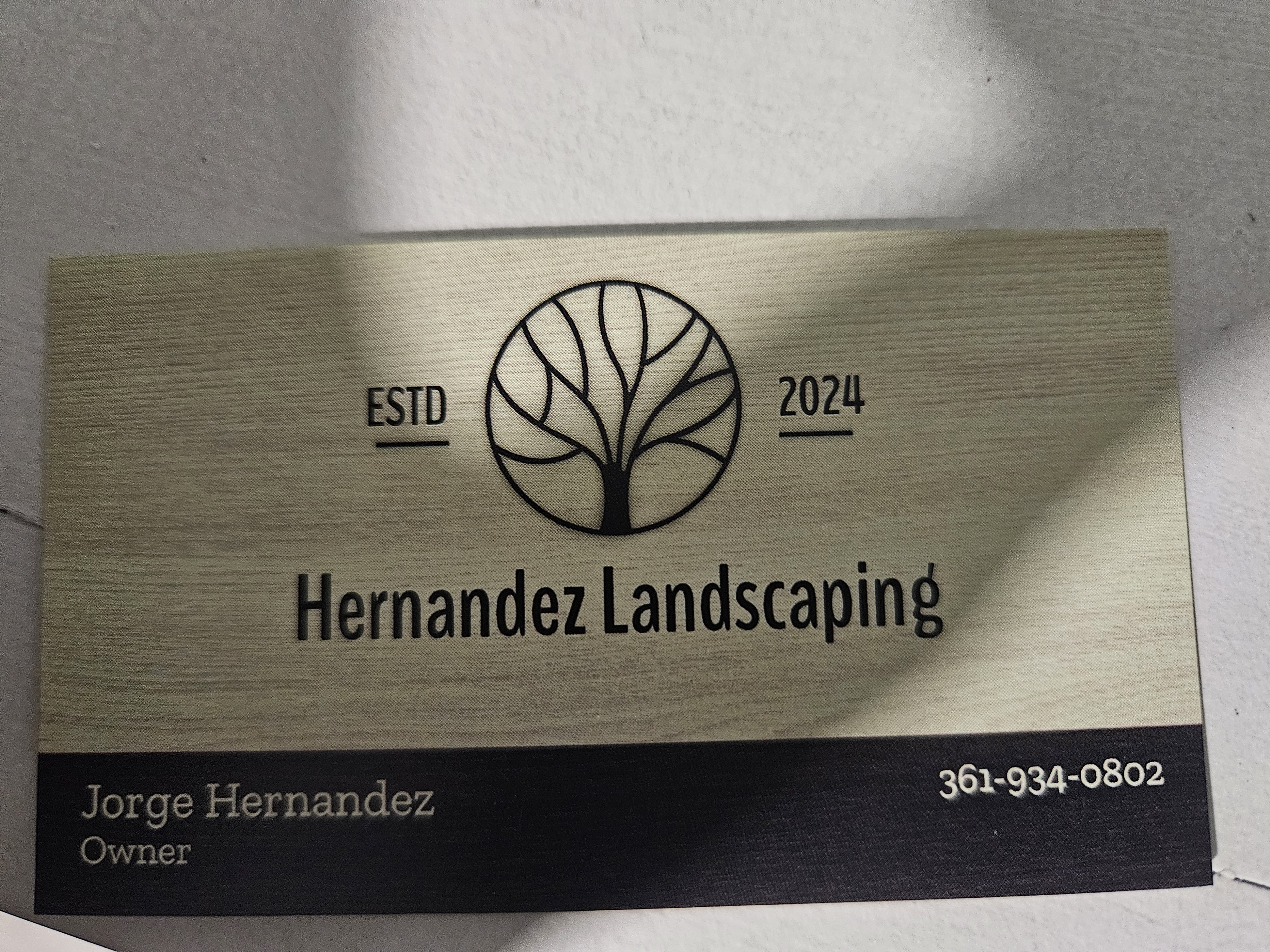 Hernandez landscaping logo