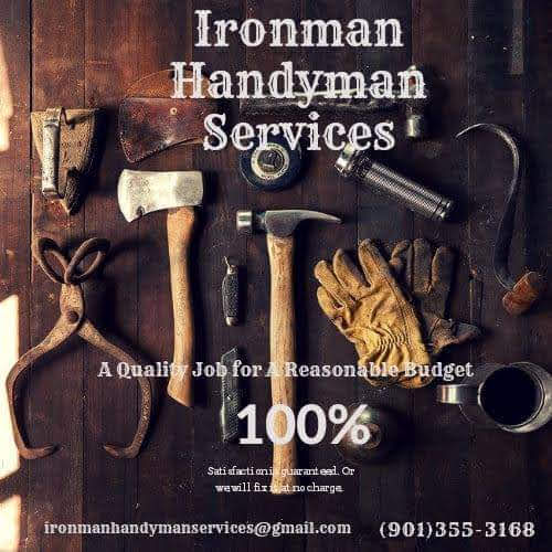 Ironman handyman services logo