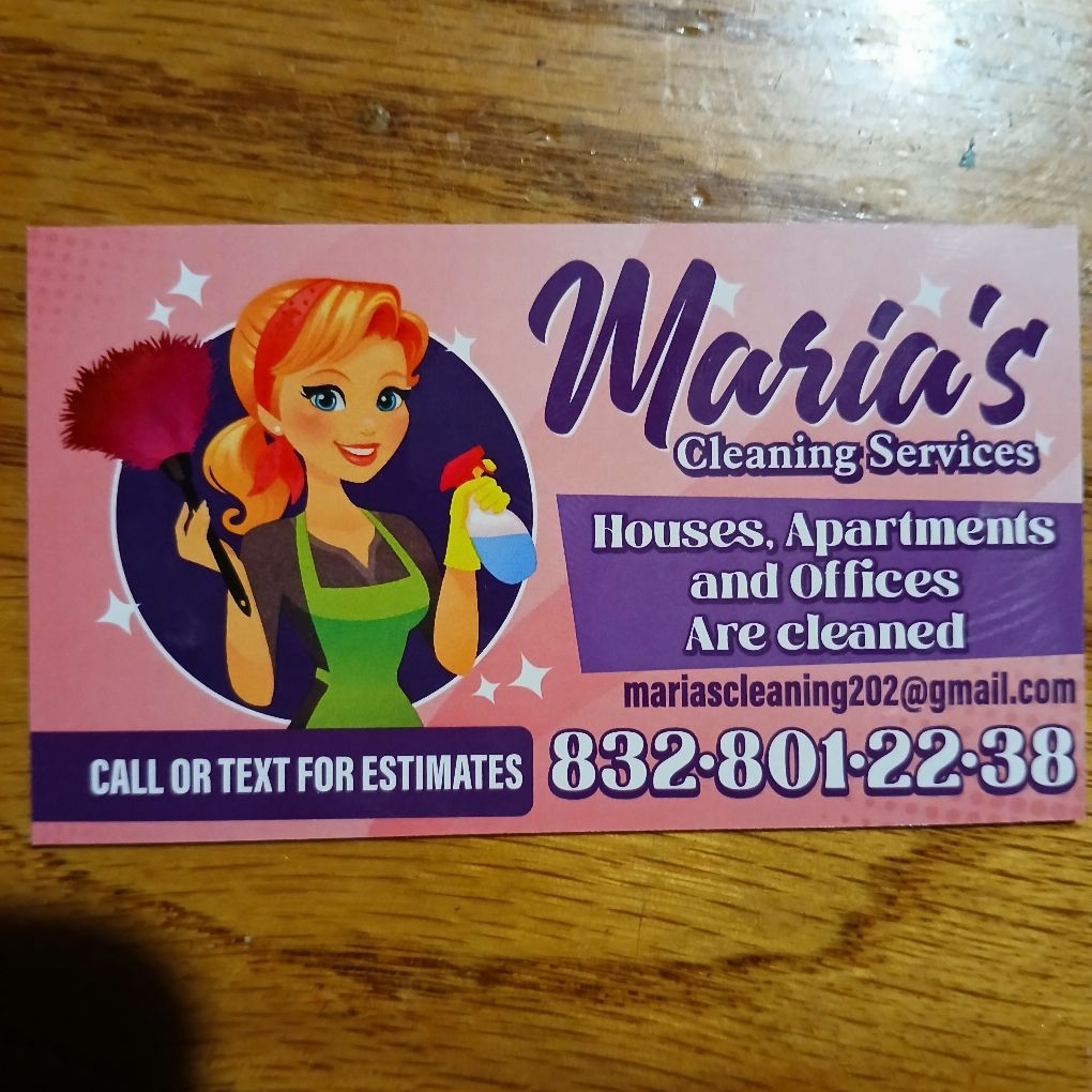 Maria's cleaning service logo
