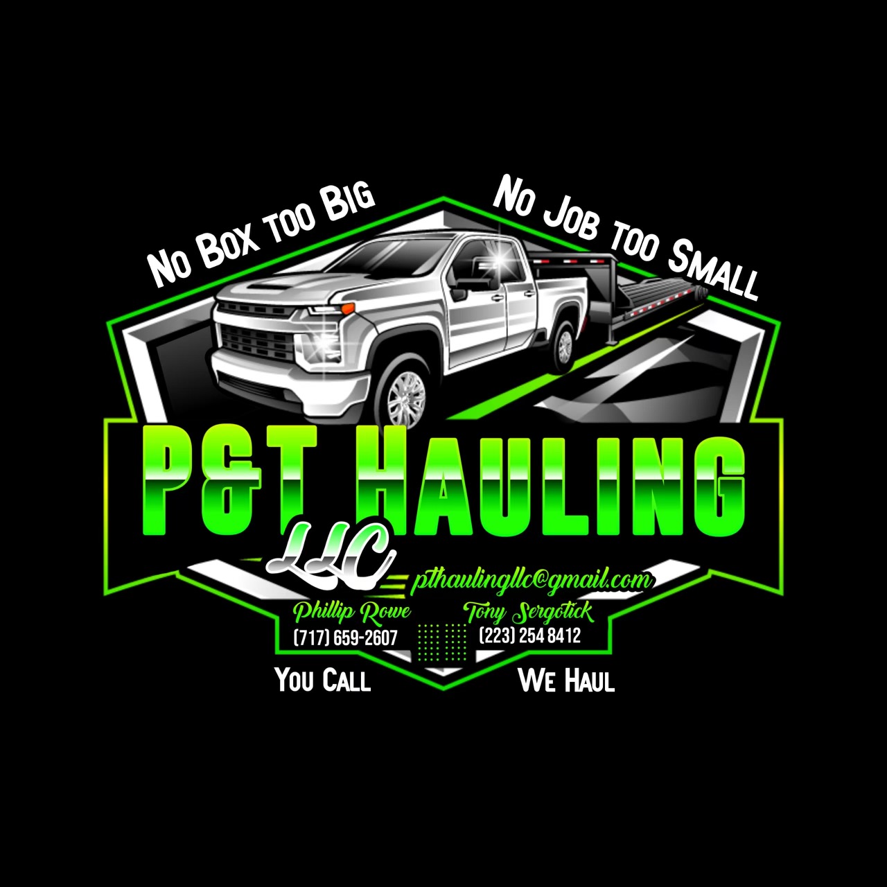 P&T Hauling LLC logo