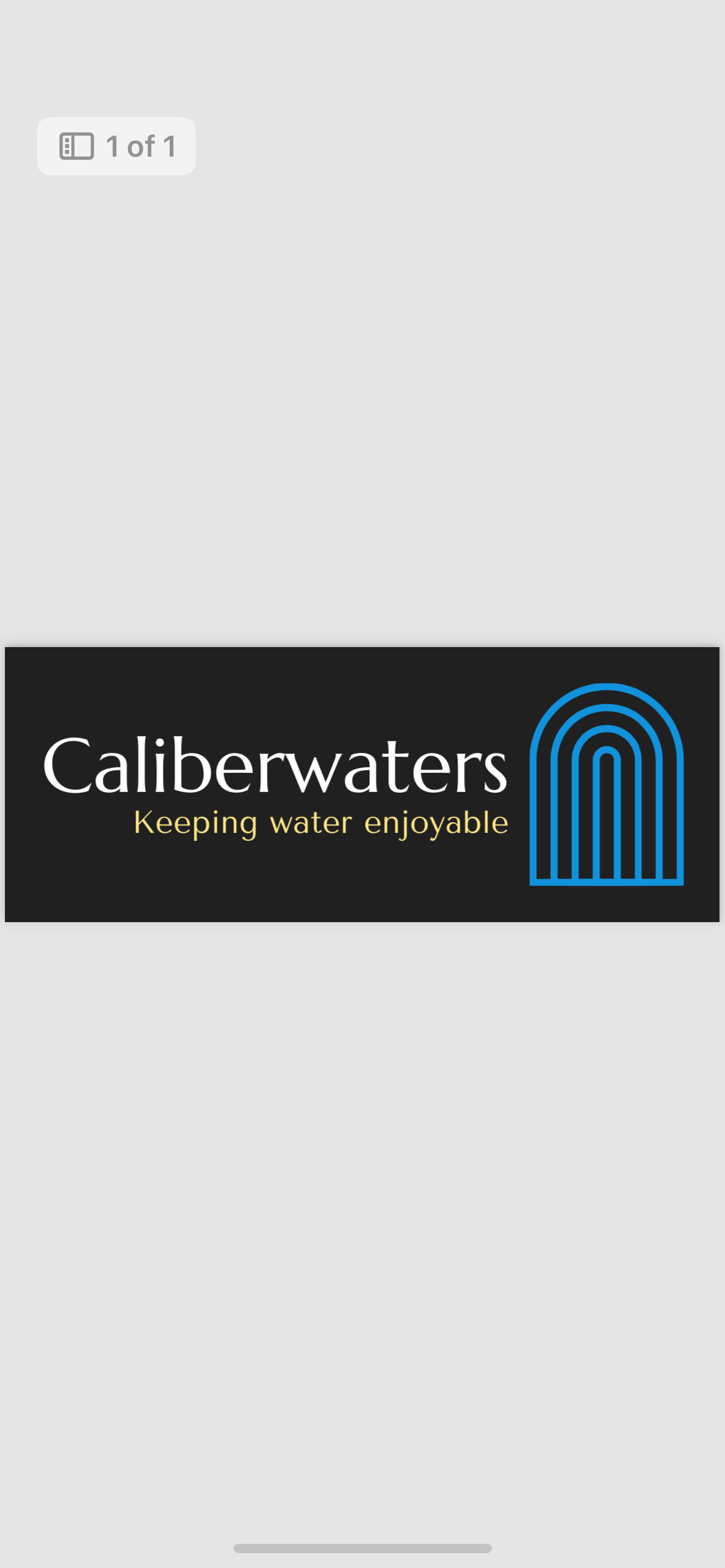 Caliberwaters logo