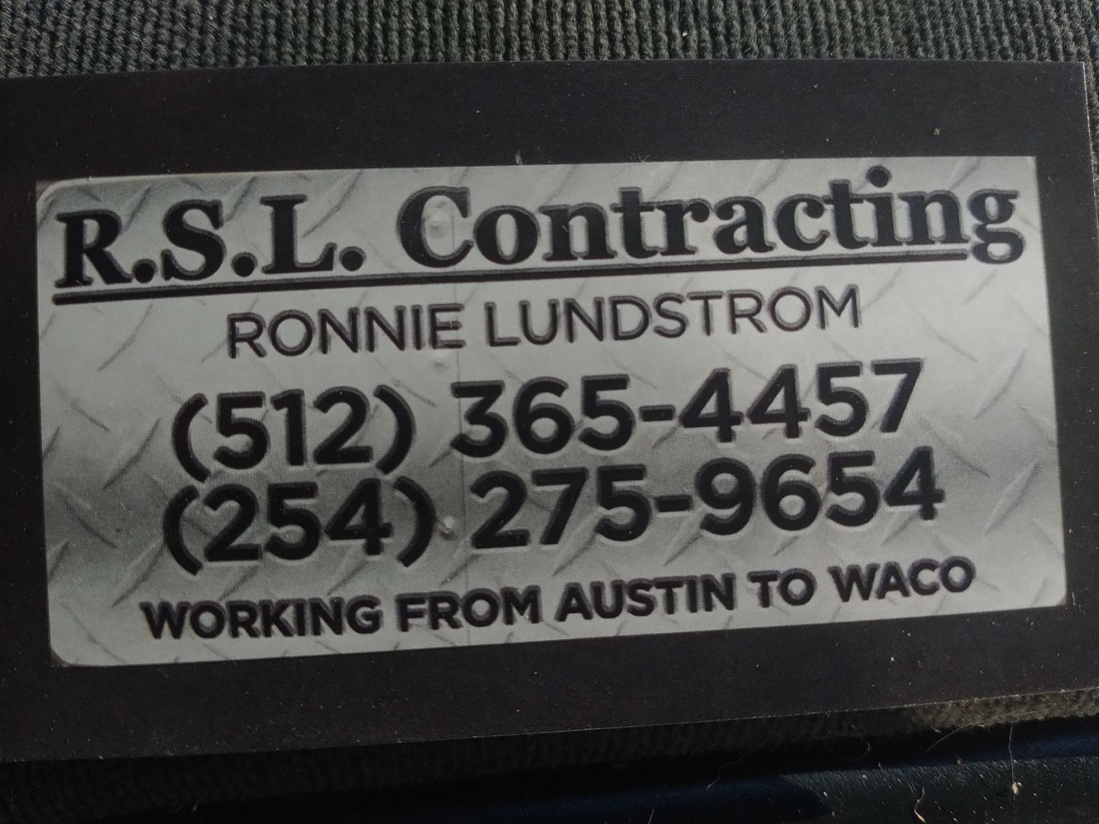 RSL Contracting logo