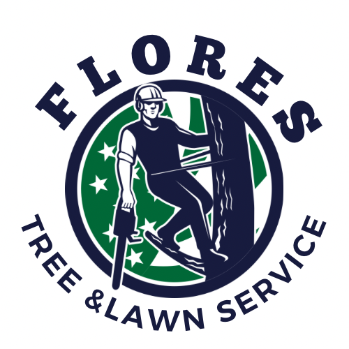 Logo for Flores Tree lawn service