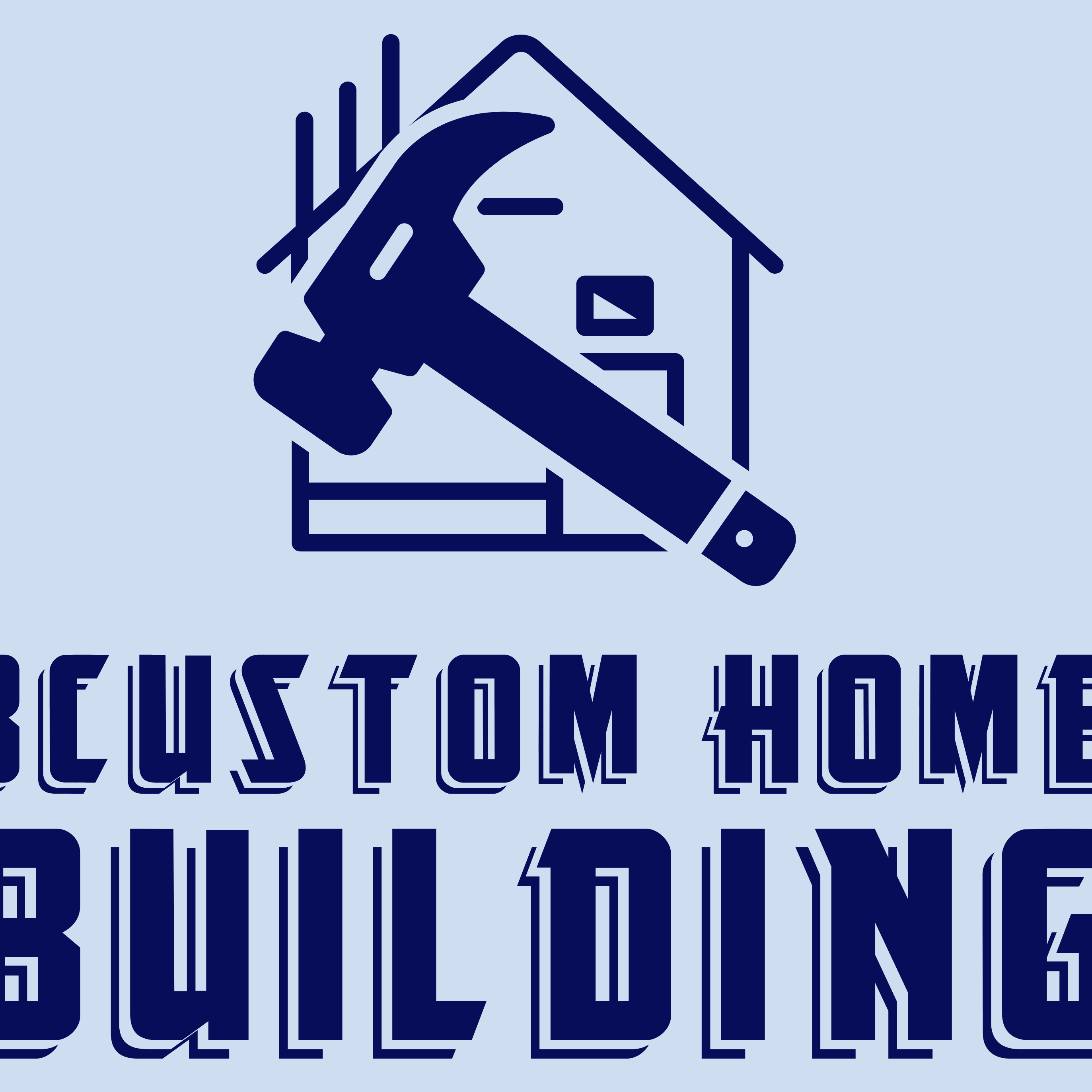 BCustom Home Building logo