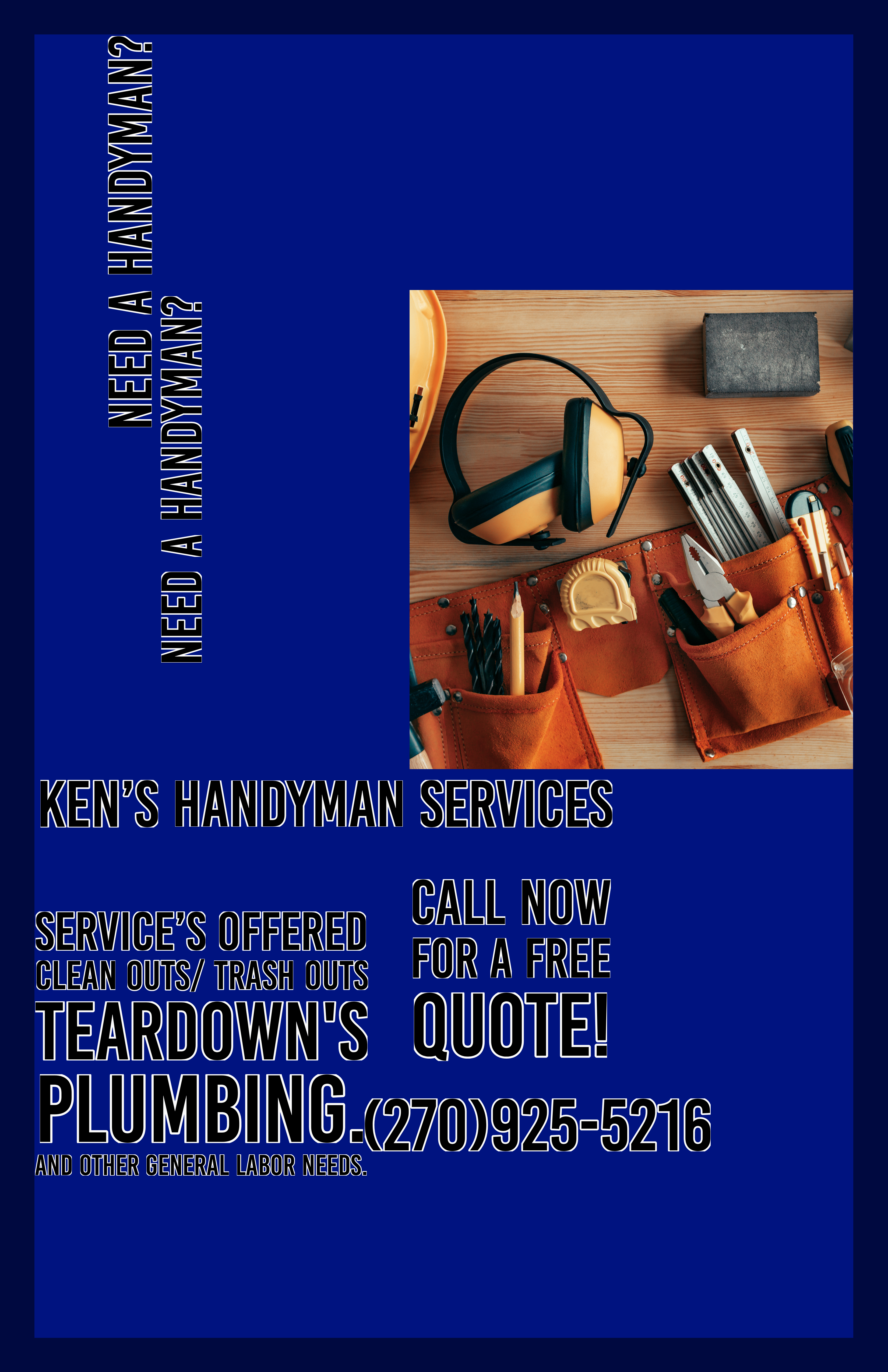 Kens handyman services logo