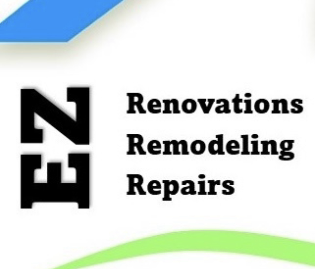 Logo for EZ-RRR Renovations, Remodeling, and Repairs