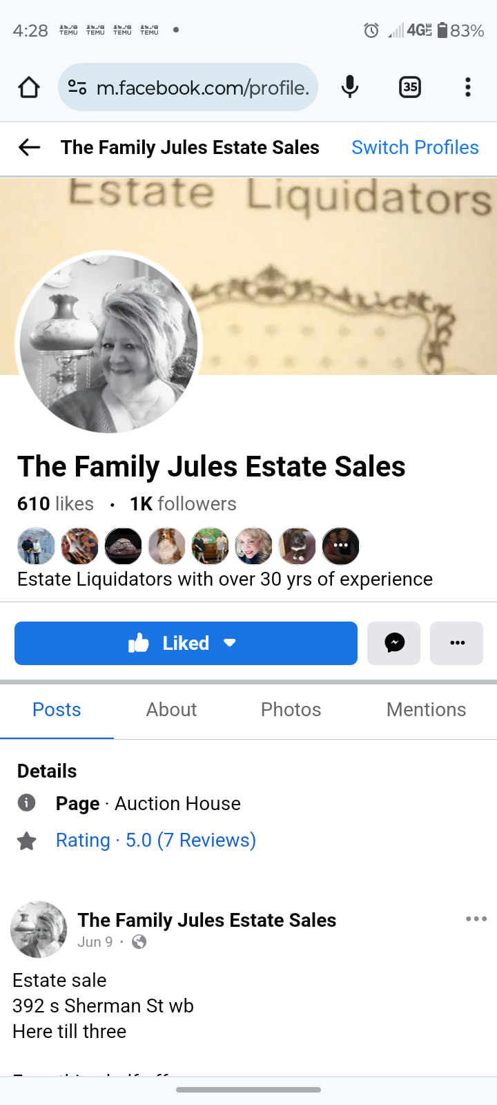 Avatar for The family Jules estate sales