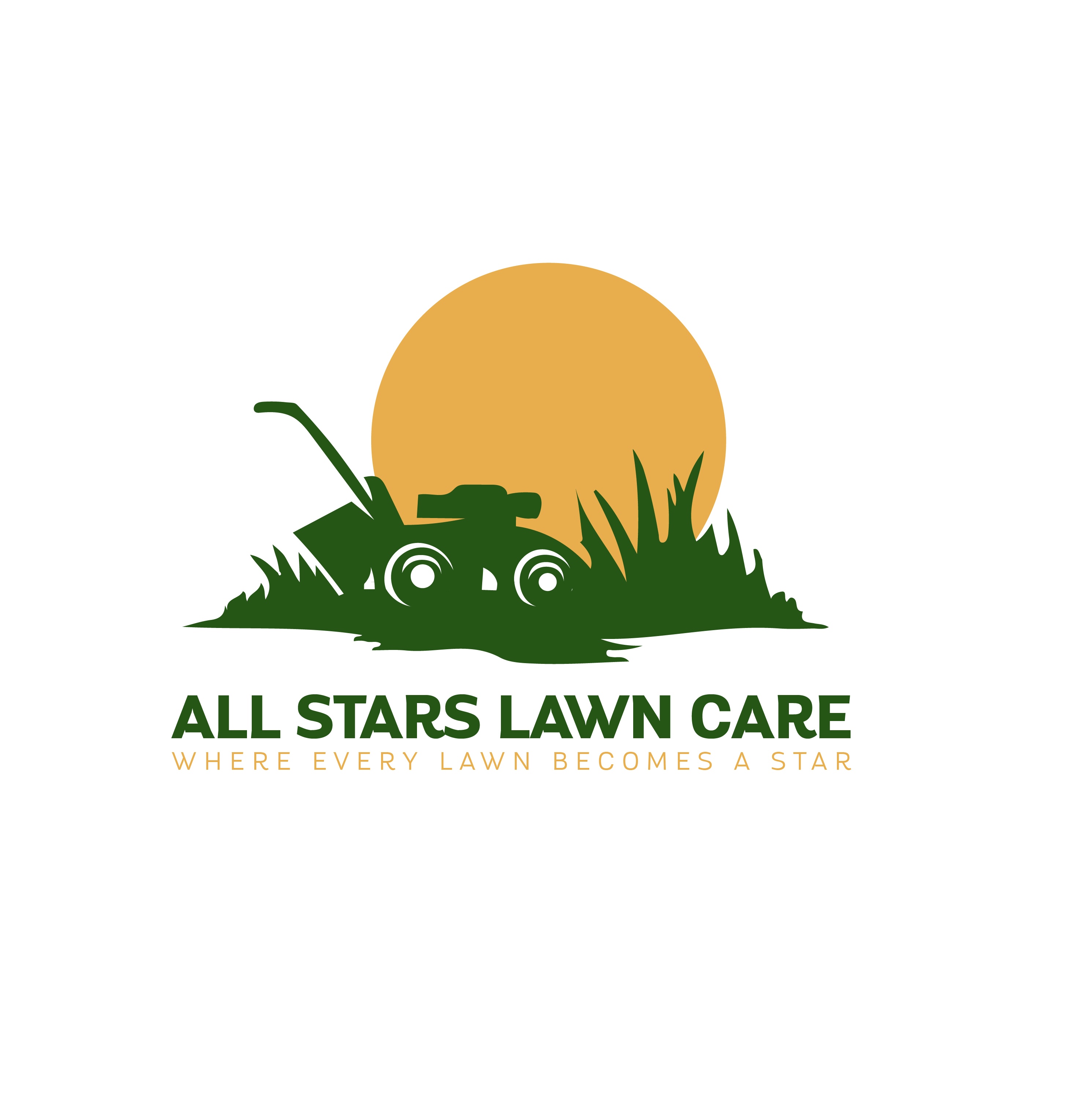 All Stars  lawncare logo