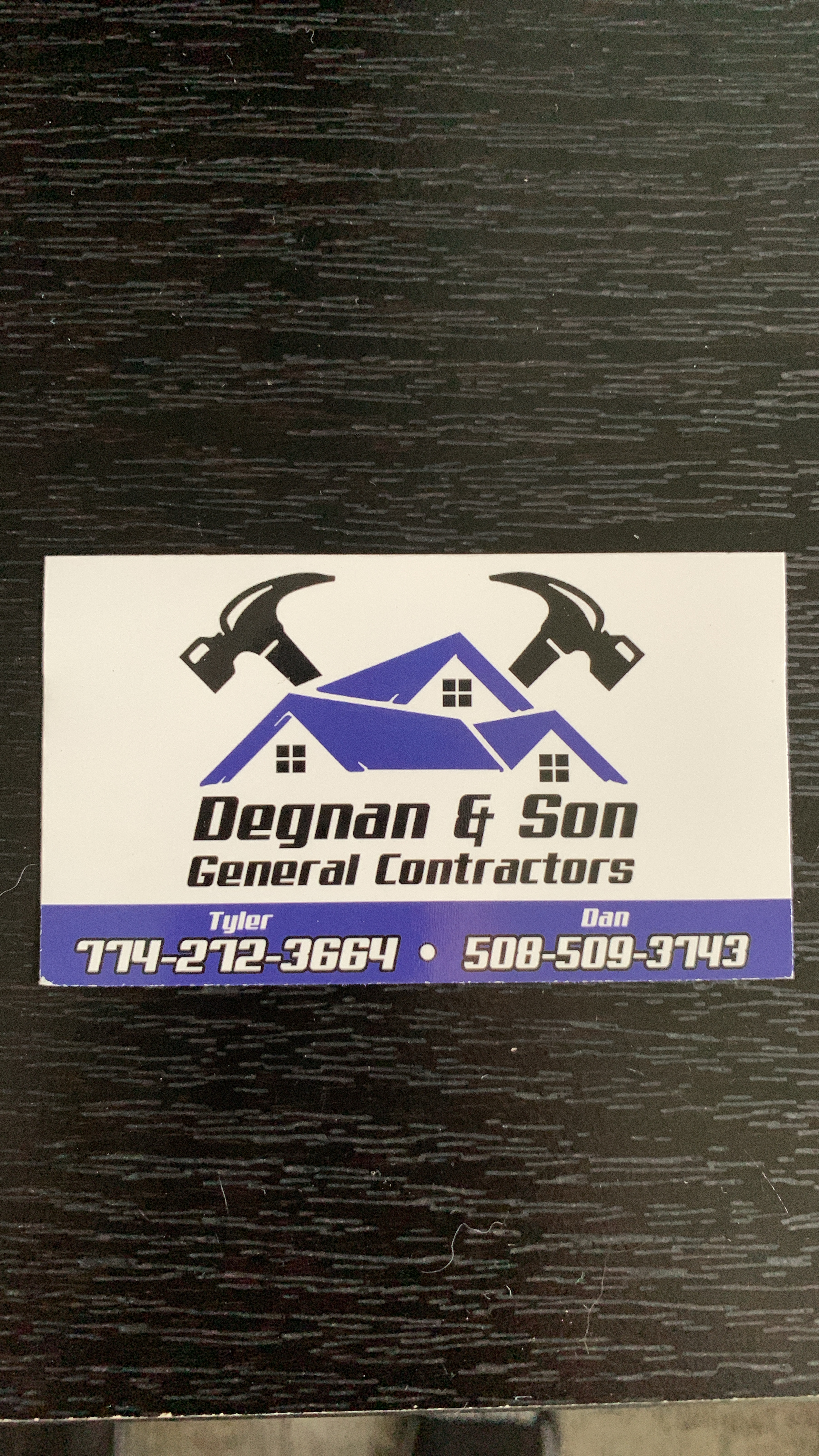 Degnan and son general contractors logo