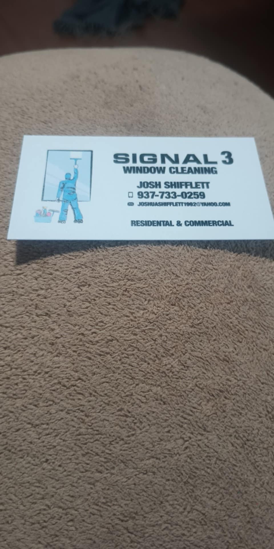 Signal 3 window cleaning logo