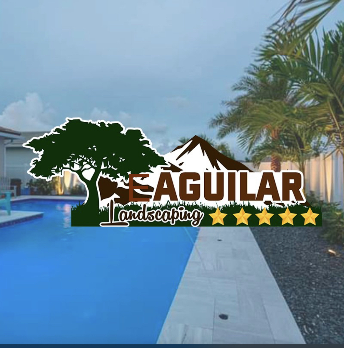 E Aguilar Landscaping Inc logo