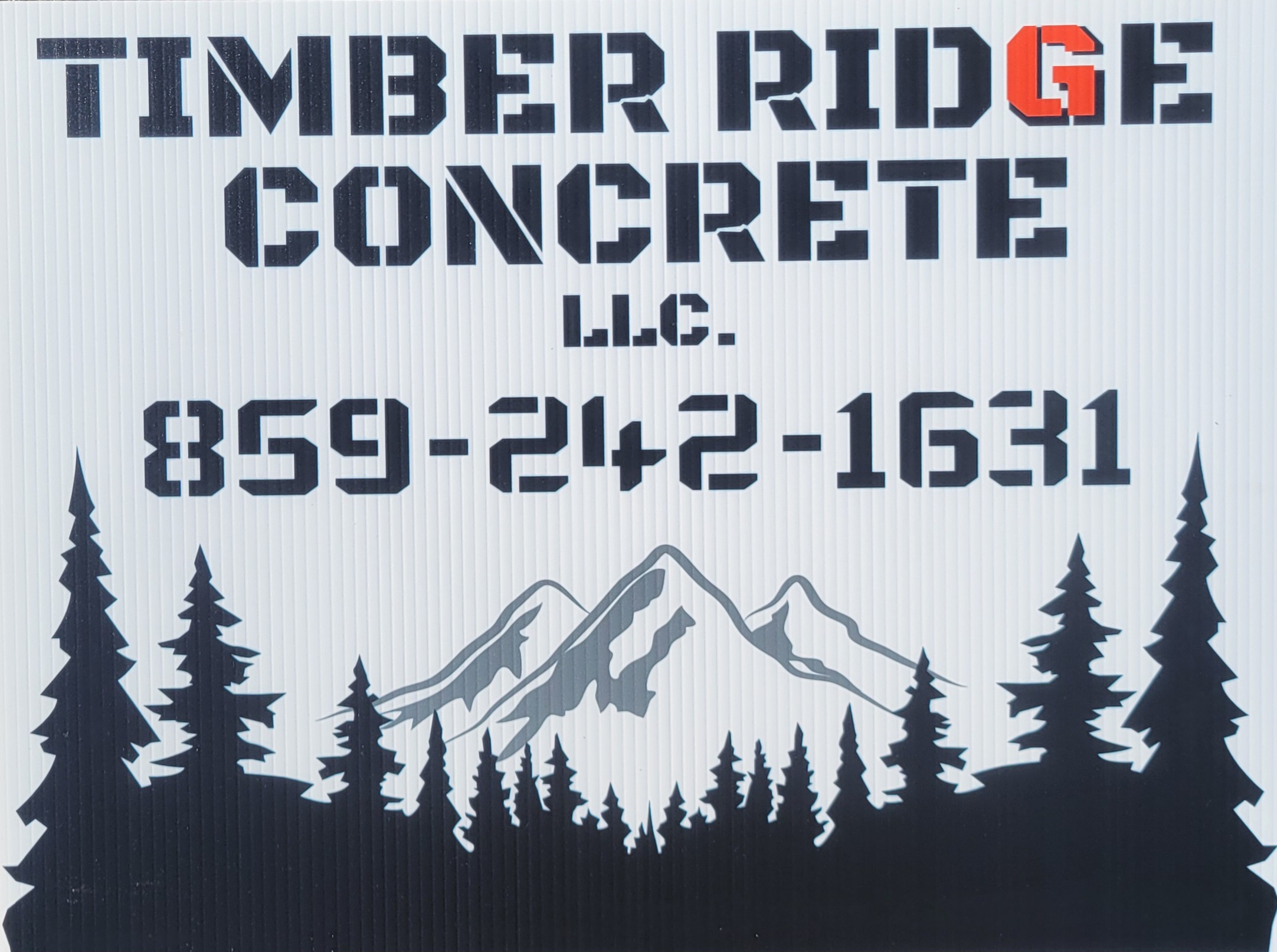 Timber Ridge Concrete logo