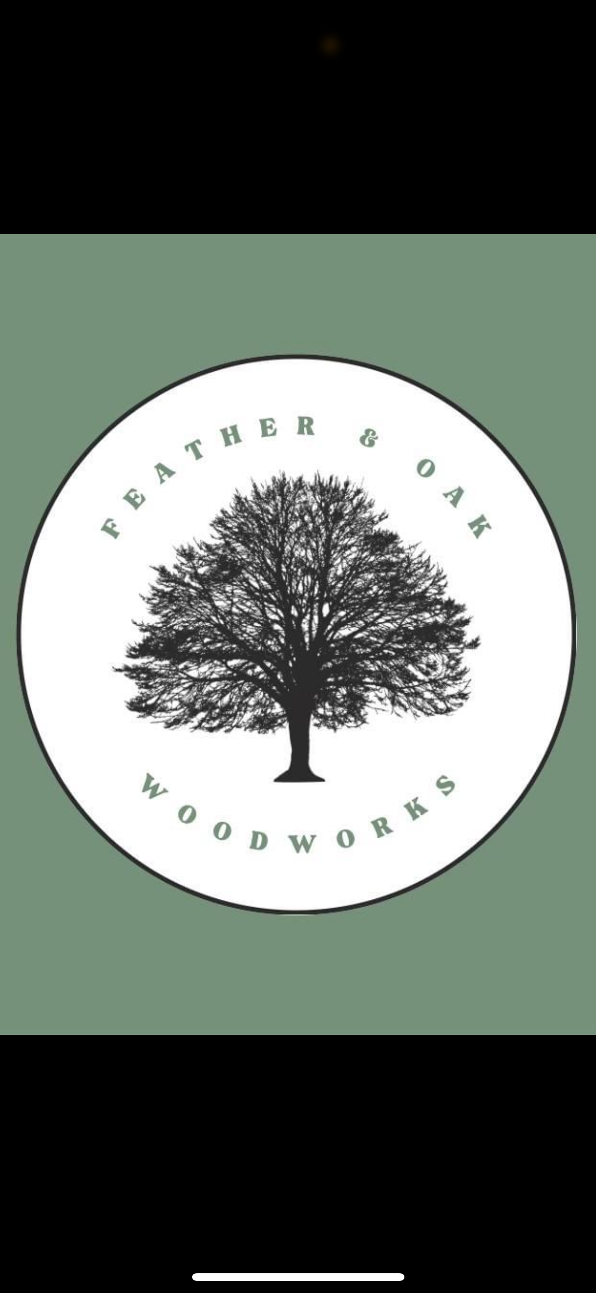 Feather & Oak woodworks llc logo