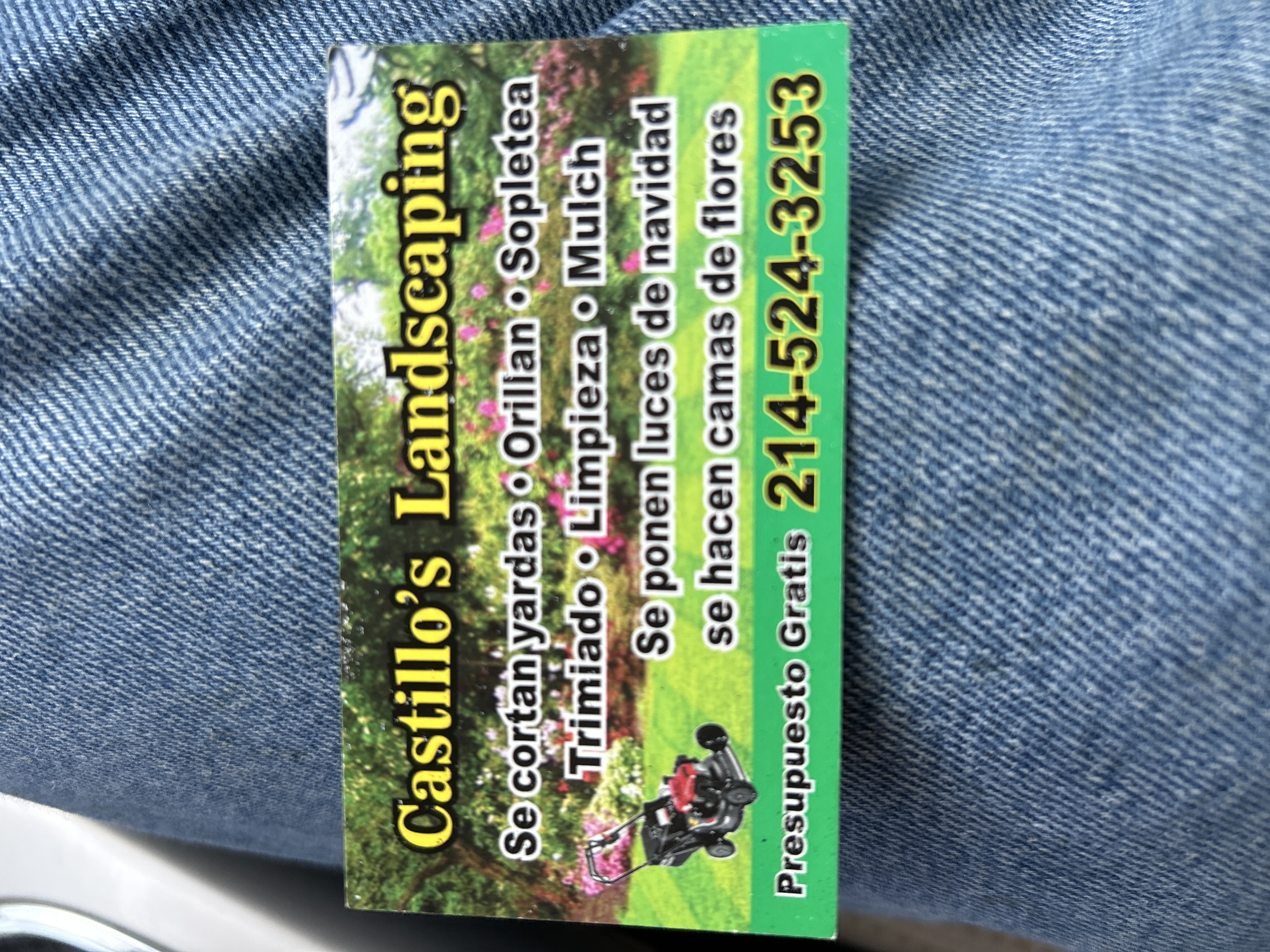 Castillo’s Landscaping logo