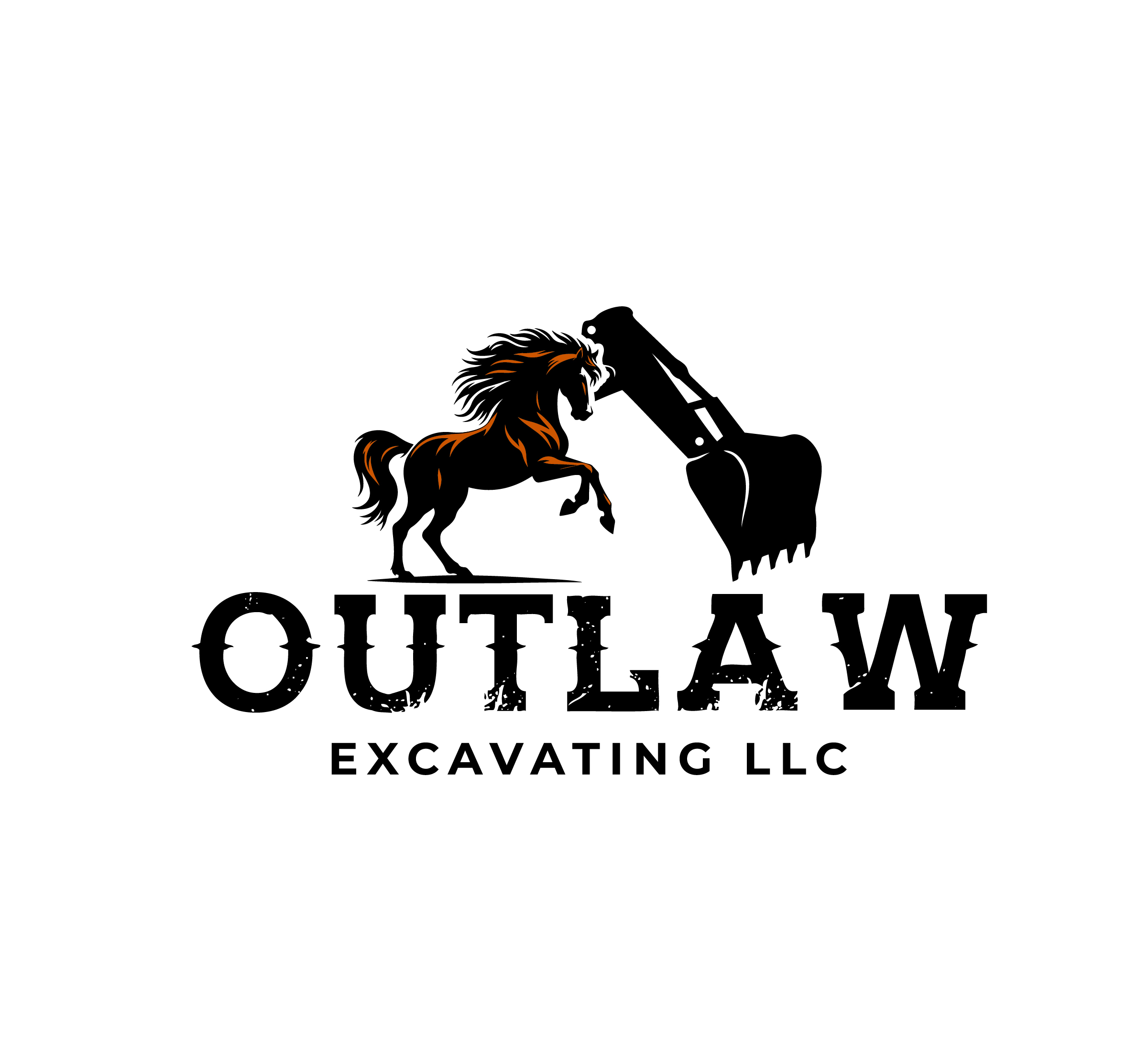 Outlaw Excavating logo